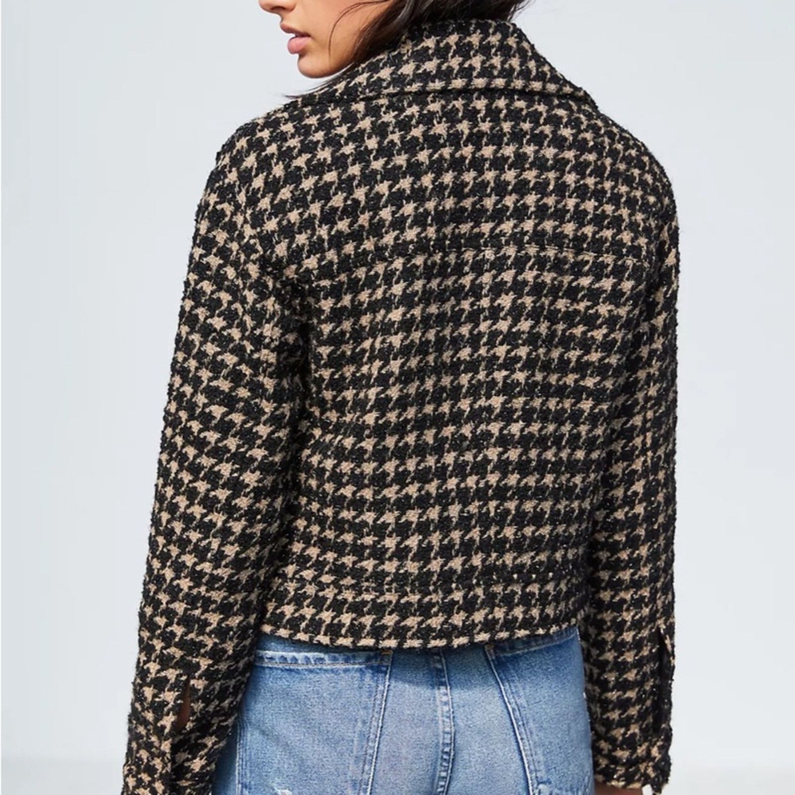 Anthropologie Anthropologie Avec Les Filles Cropped Bomber Lea Jacket S Size S / US 4 / IT 40 - 4 Thumbnail