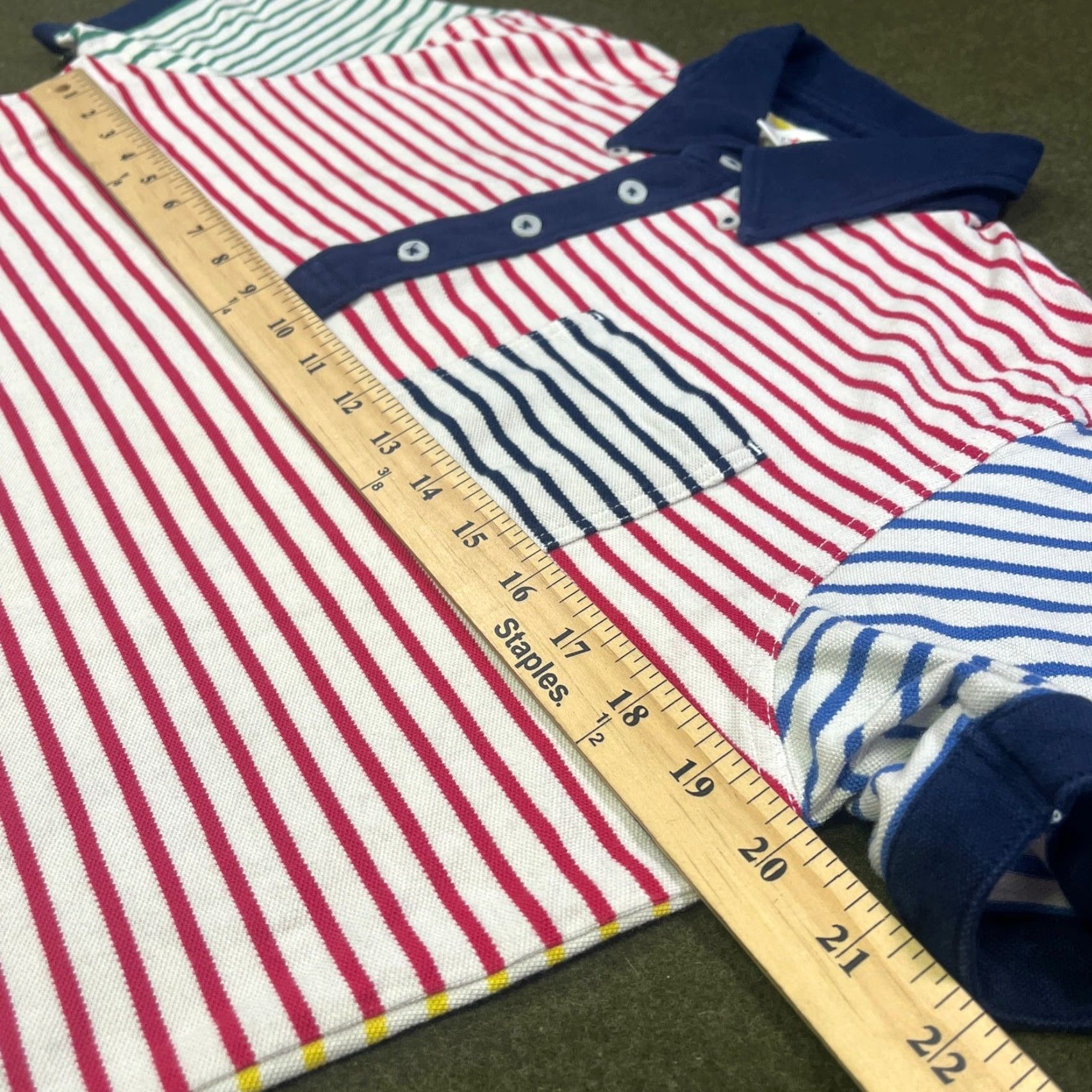 Uniqlo Uniqlo x Michael Bastian Polo Shirt Mens Large Multicolor Striped Cotton Golf Size US L / EU 52-54 / 3 - 4 Thumbnail