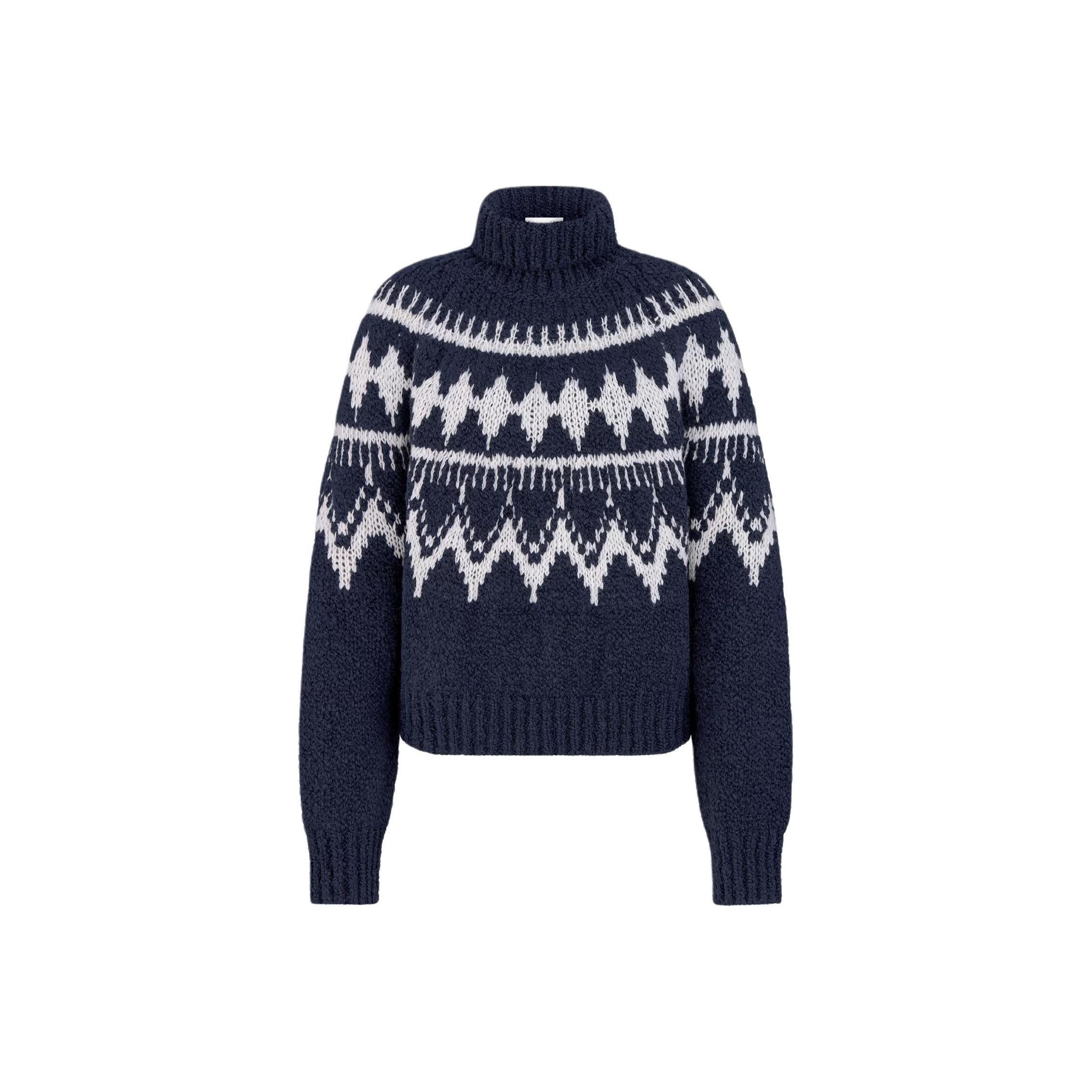 Dior Dior Dioralps Fair Isle Knit Sweater 38 Size S / US 4 / IT 40 - 1 Thumbnail