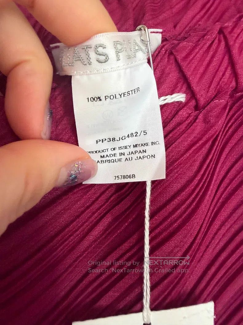 Issey Miyake Issey Miyake size:5 Special-shaped Midi Skirt Size 31" - 3 Thumbnail