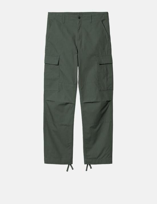 Carhartt Wip CARHARTT WIP Men Straight Pants I032467 29N 02 Green Size US 30 / EU 46 - 1 Thumbnail