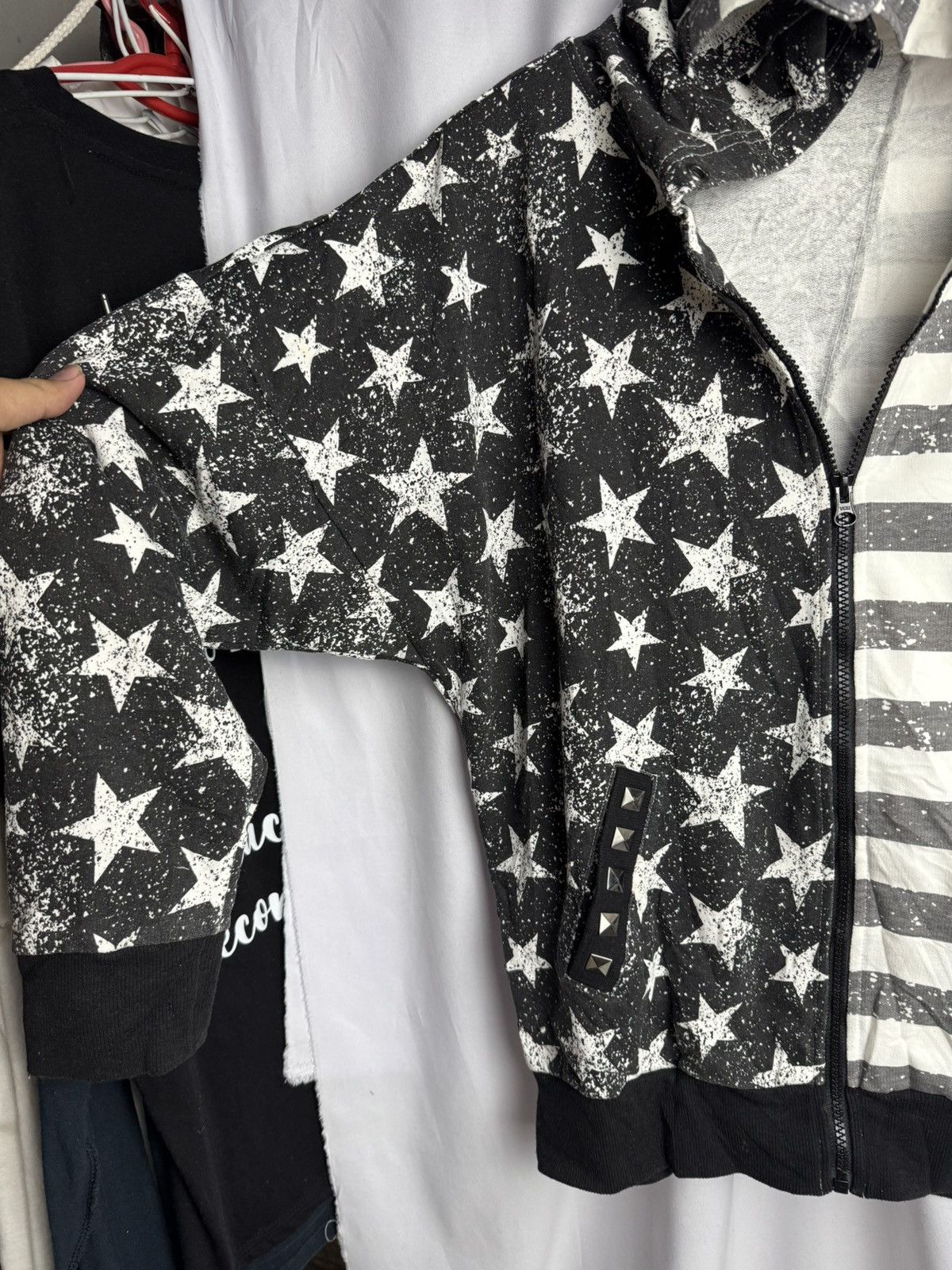 Beauty Beast × Hysteric Glamour × Japanese Brand Studded Japanese American Sister Hoodie Size US M / EU 48-50 / 2 - 6 Thumbnail