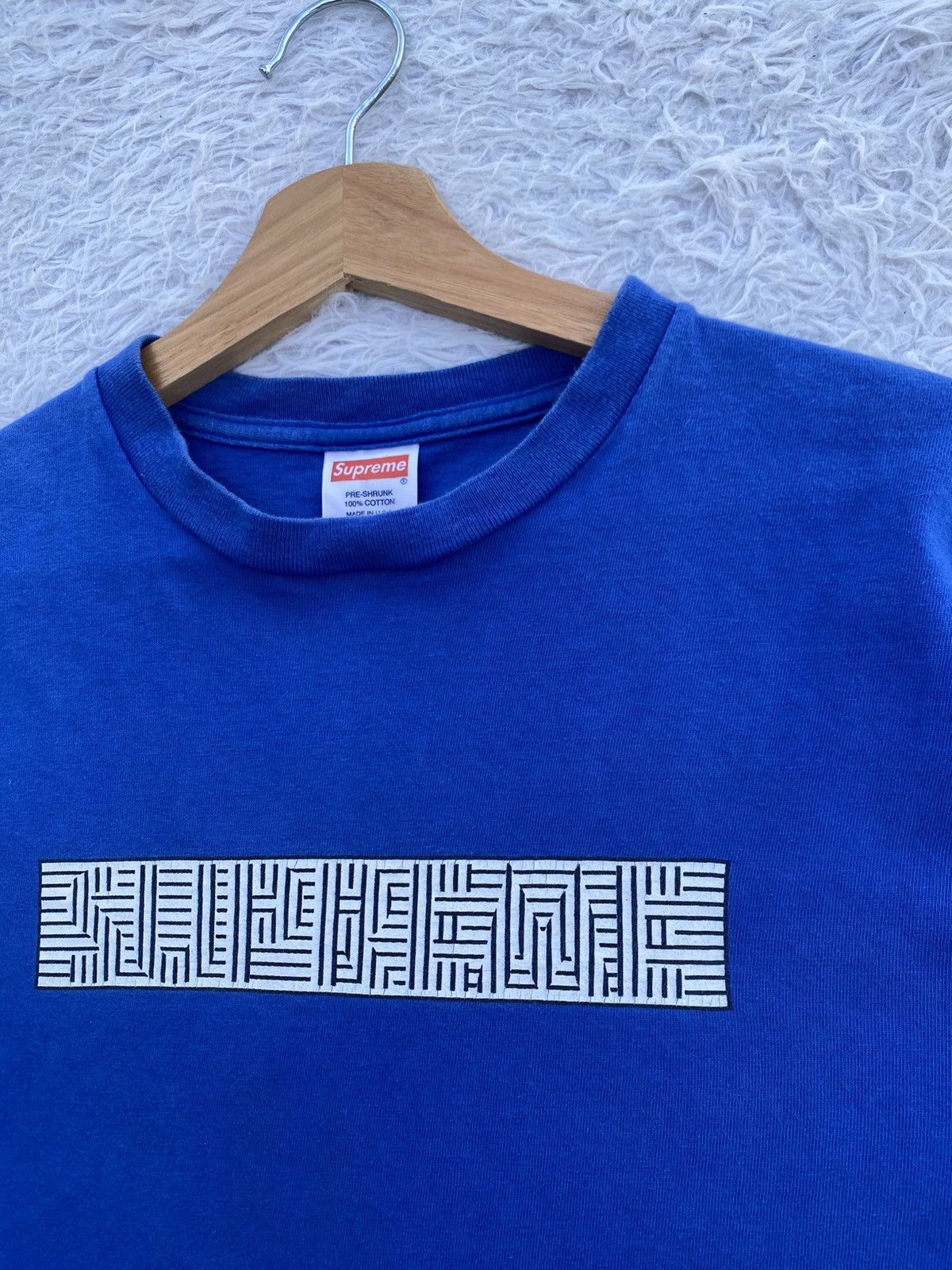 Supreme Rare 2011 Supreme Optical illusion Boxlogo Tshirt Size US M / EU 48-50 / 2 - 6 Thumbnail