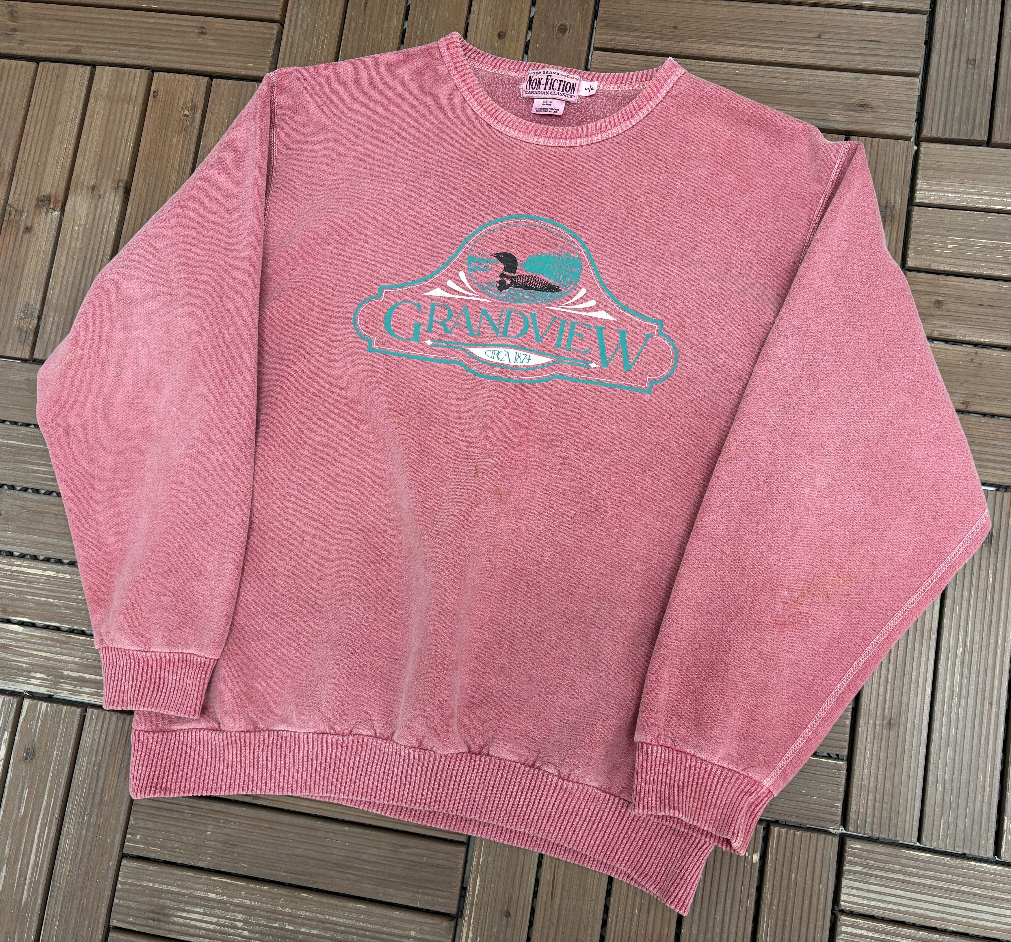 Vintage Grandview Circa 1874 Vintage Red Crewneck Sweater Size US S / EU 44-46 / 1 - 2 Thumbnail