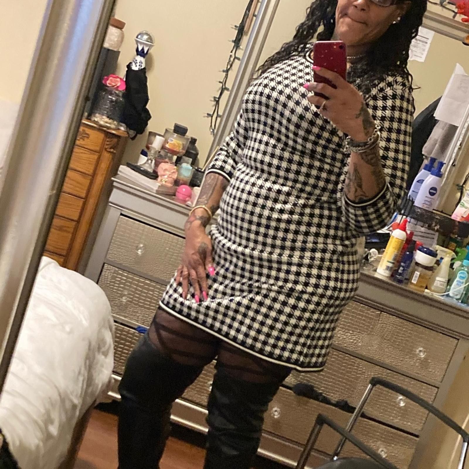 Lauren Ralph Lauren Lauren Ralph Lauren Long Sleeve Sweater Dress Size L / US 10 / IT 46 - 6 Thumbnail