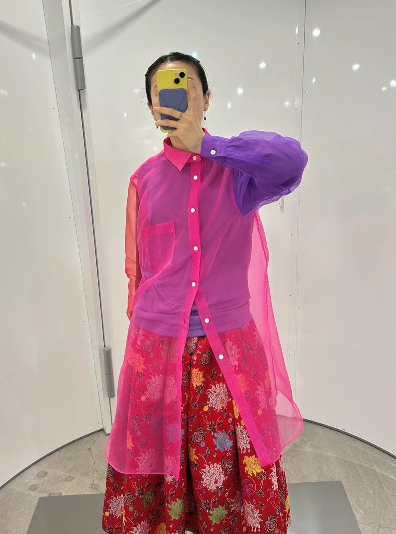 Comme des Garcons Comme Des Garcons Main Line Color Patchwork Shirt Size S / US 4 / IT 40 - 1 Thumbnail
