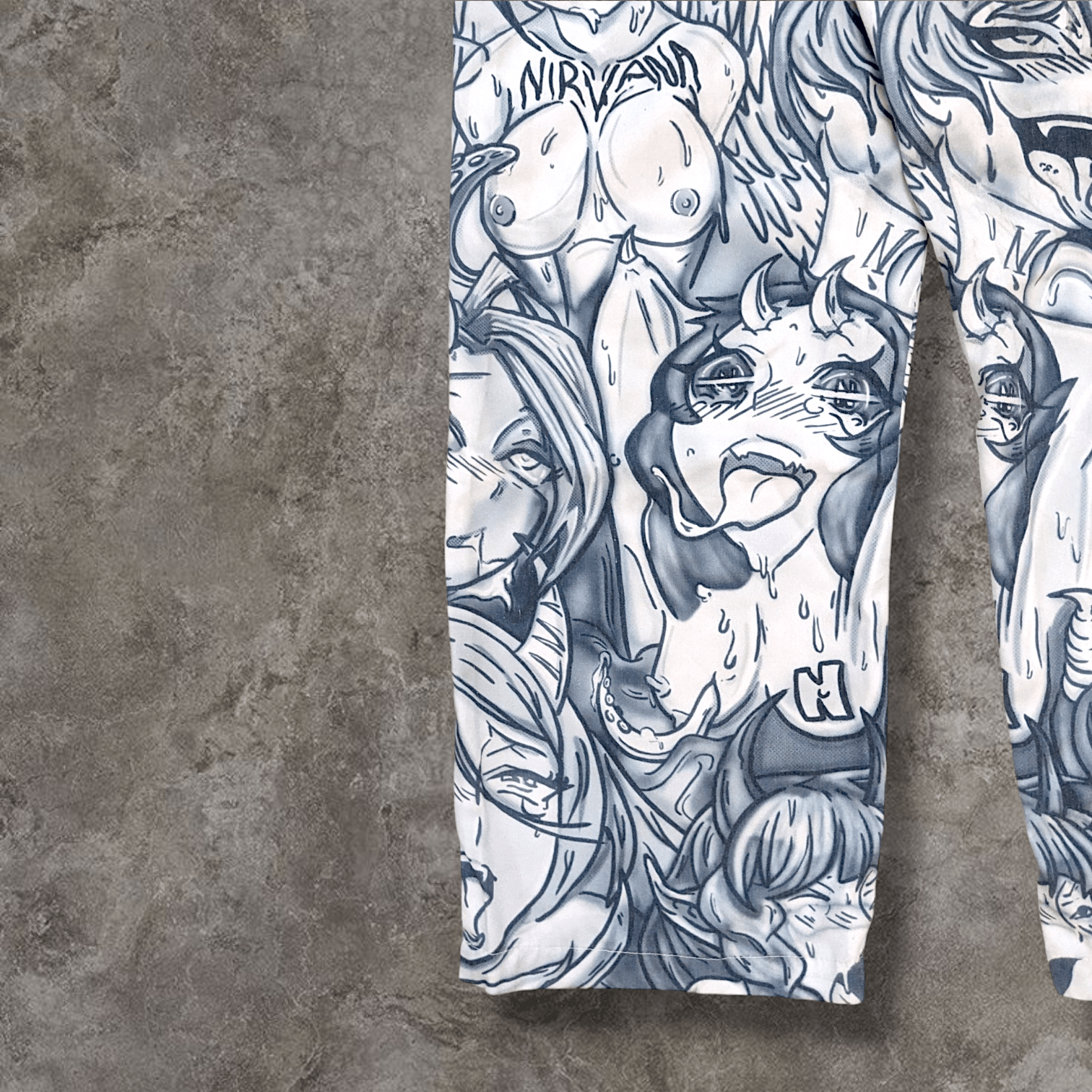 Other Nirvana Streetwear Ahegao Pandemonium Pants Size US 29 - 8 Thumbnail