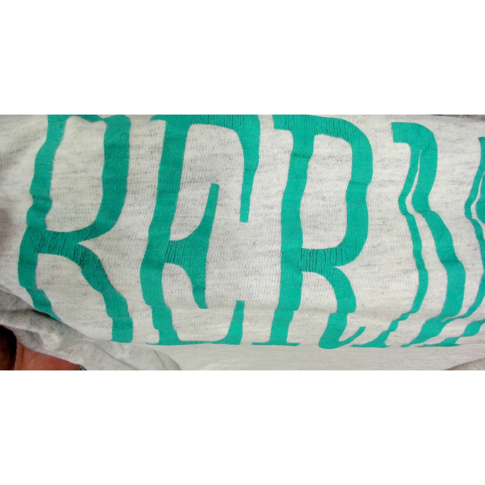 Vintage Vintage 1990s Single Stitch Bermuda Puff Print Boxy Tee Size US L / EU 52-54 / 3 - 11 Thumbnail