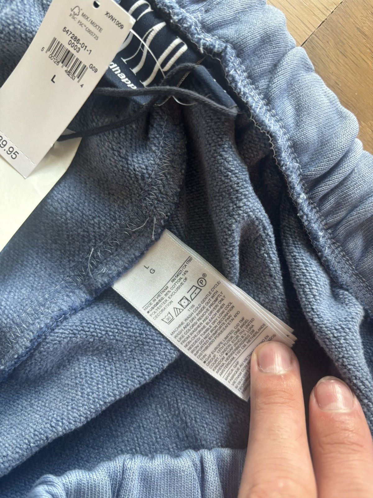 Gap × Madhappy Gap x MadHappy Navy Straight Leg Sweatpants Size Large Size 32" / US 10 / IT 46 - 8 Thumbnail