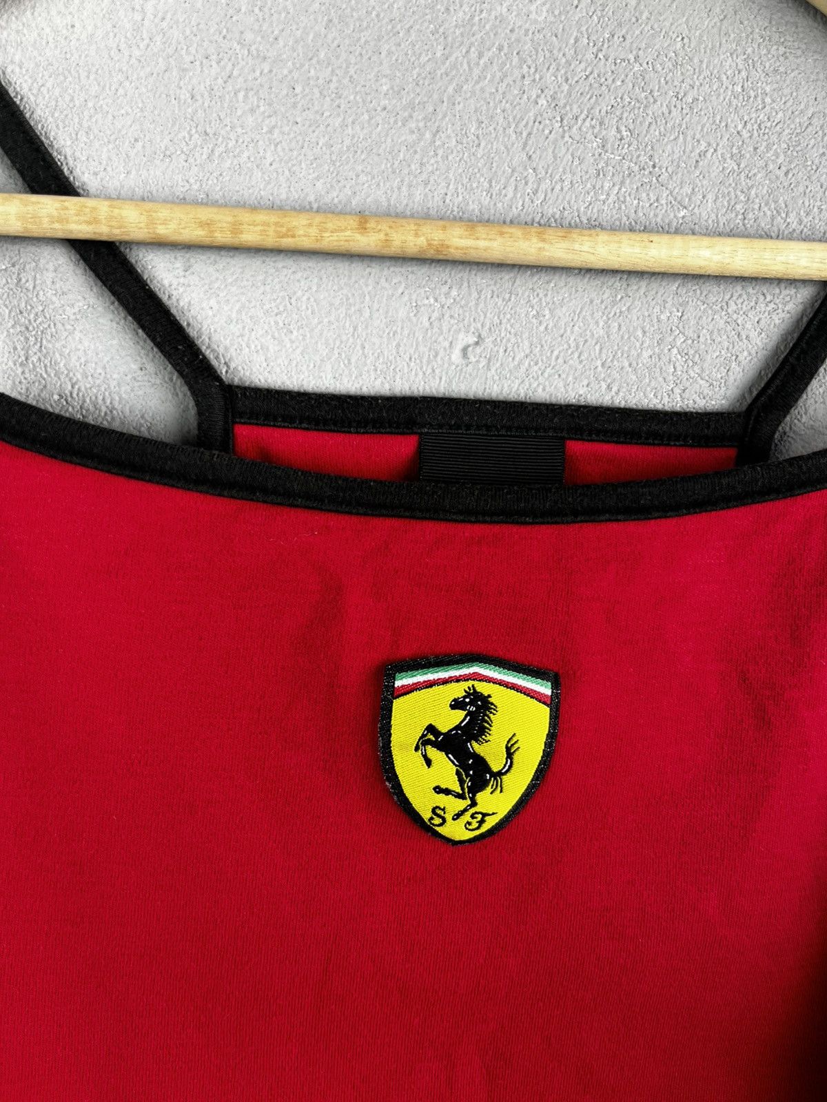 Ferrari Ferrari inspired red crop top t shirt vintage Size M / US 6-8 / IT 42-44 - 3 Thumbnail