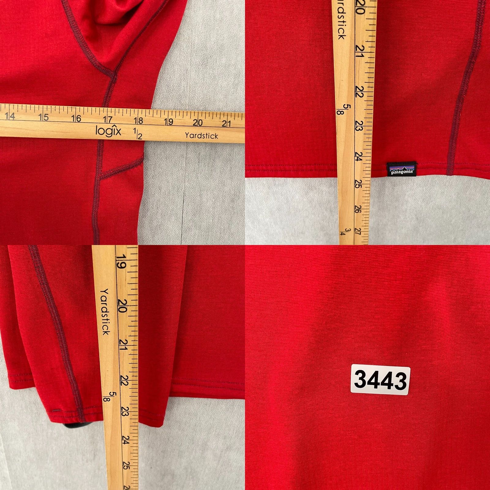 Patagonia Patagonia Pullover Mens Small Red Capilene Midweight Base Layer 1/4 Zip Zip Mock Neck Mockneck Zipper Logo Size US S / EU 44-46 / 1 - 8 Thumbnail