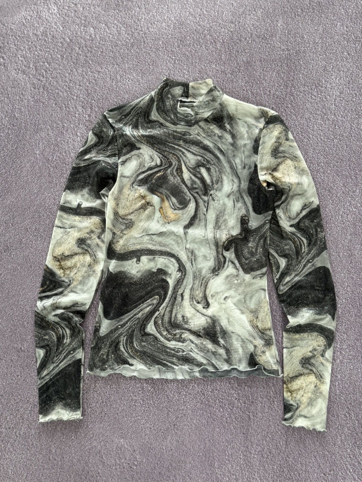 Le Grande Bleu (L.G.B.) Vintage LGB Vibe Hysteric Glamour Style Overprint Mesh Long Size M / US 6-8 / IT 42-44 - 1 Thumbnail