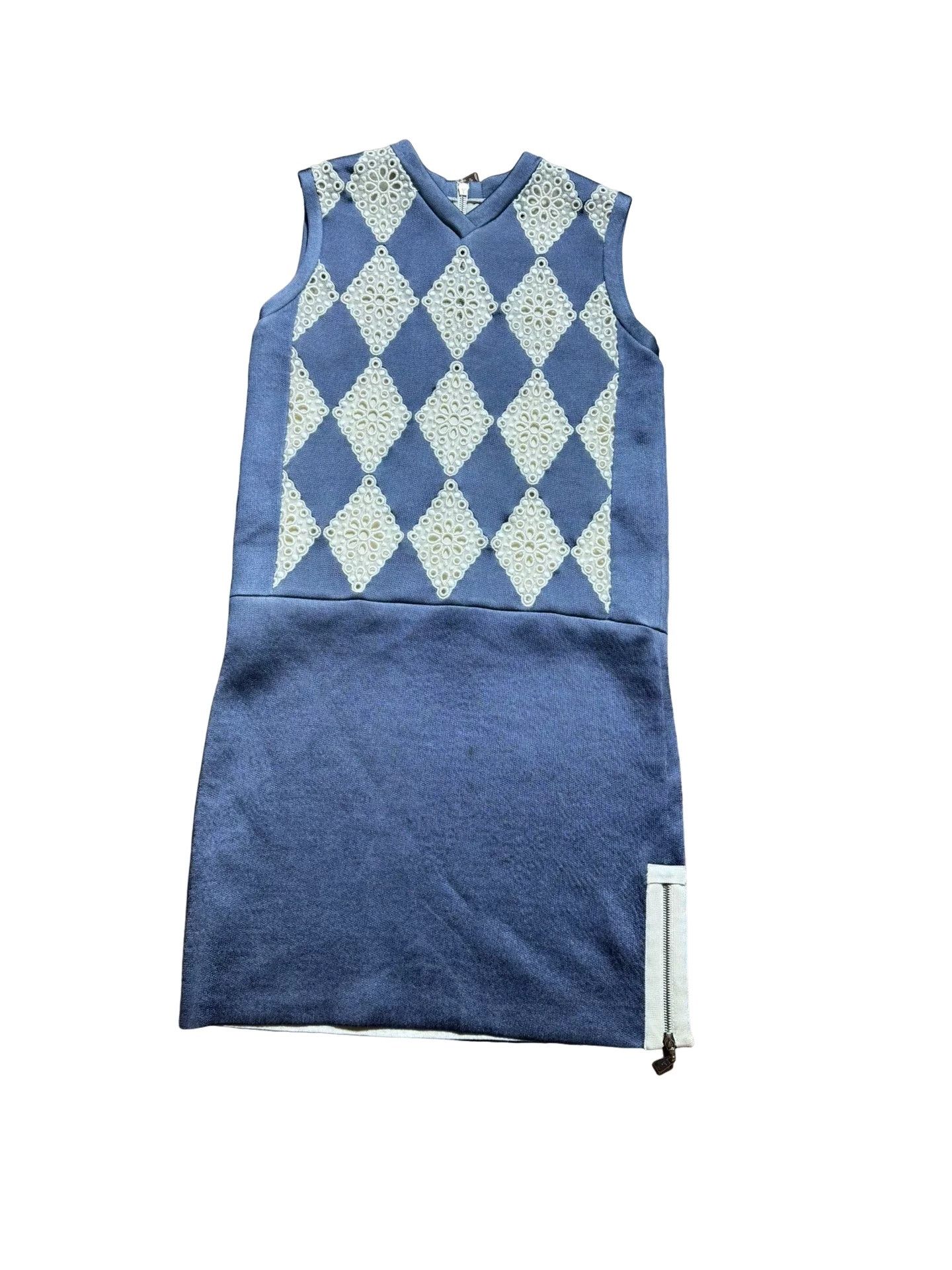Louis Vuitton Louis Vuitton Argyle Pattern Sleeveless Dress Size S Size S / US 4 / IT 40 - 1 Thumbnail