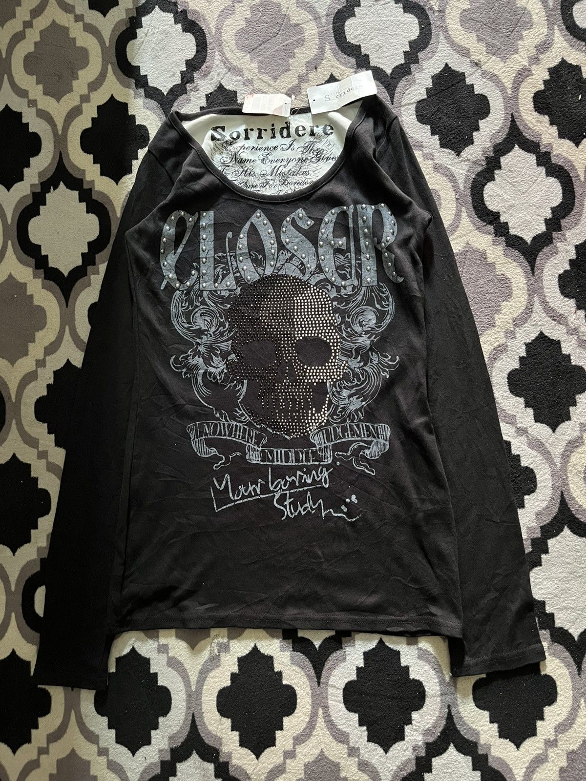 Le Grande Bleu (L.G.B.) Vintage sorridere poem gothic seditionaries tshirt Size US L / EU 52-54 / 3 - 1 Thumbnail