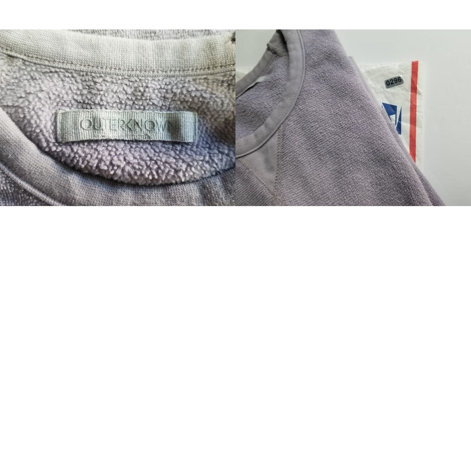 Outerknown Outerknown Sweatshirt Crew Neck Long Sleeve Pullover Medium Purple Men Logo Casual Size US M / EU 48-50 / 2 - 9 Thumbnail