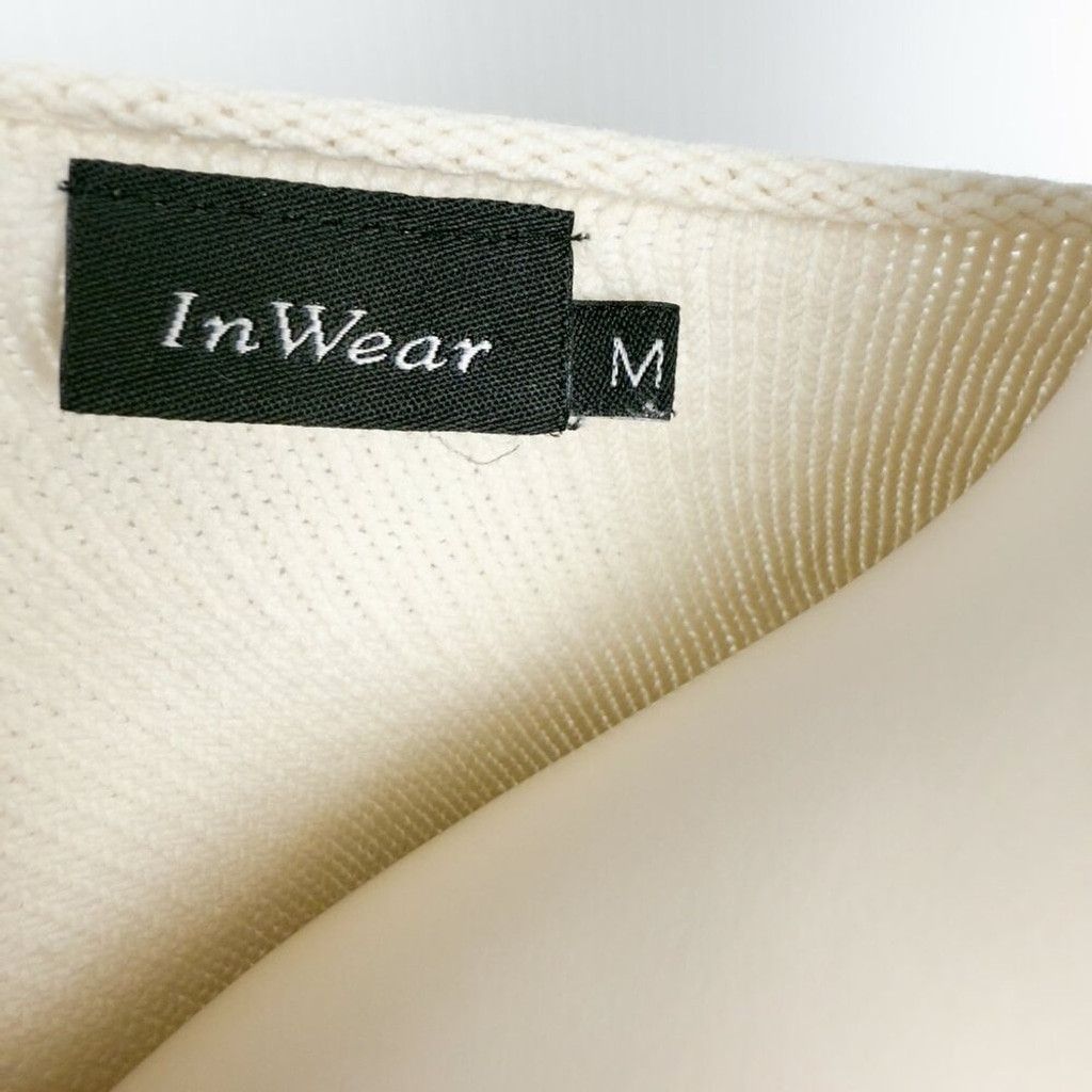 Other IN WEAR Boho Cream Knit Open design V-neck Minimalist sz M Size M / US 6-8 / IT 42-44 - 6 Thumbnail