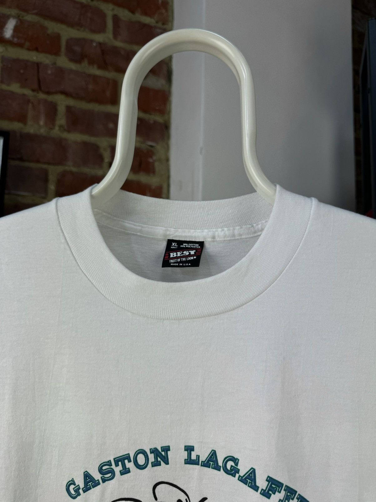 Fruit Of The Loom × Vintage Gaston Lagaffe 1995 Vintage Best Fruit of the Loom T-Shirt Size US XL / EU 56 / 4 - 5 Thumbnail