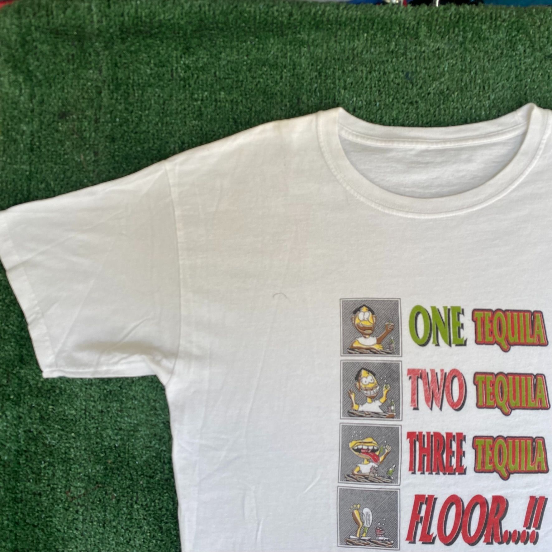 Vintage Vintage Y2K Tequila Humor Shirt Cozumel Funny Drunk Tee Size US L / EU 52-54 / 3 - 2 Thumbnail