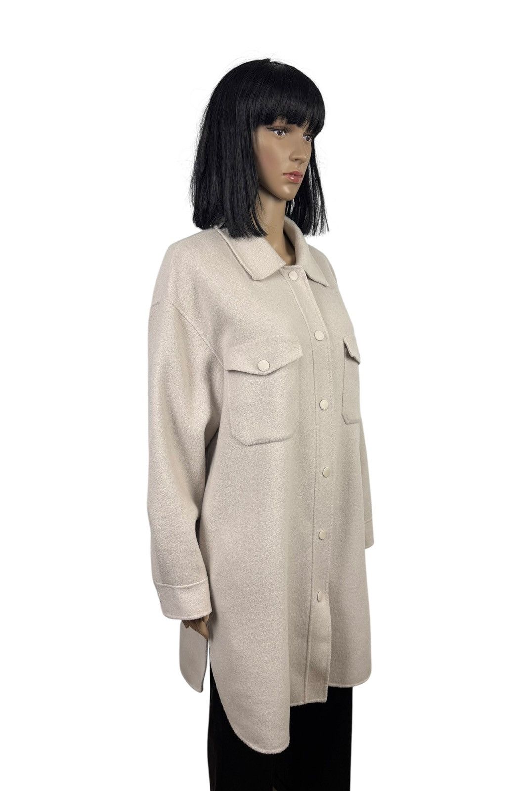 Massimo Dutti Massimo Dutti Wool Coat Collared Button Up Shaket size S Size S / US 4 / IT 40 - 4 Thumbnail