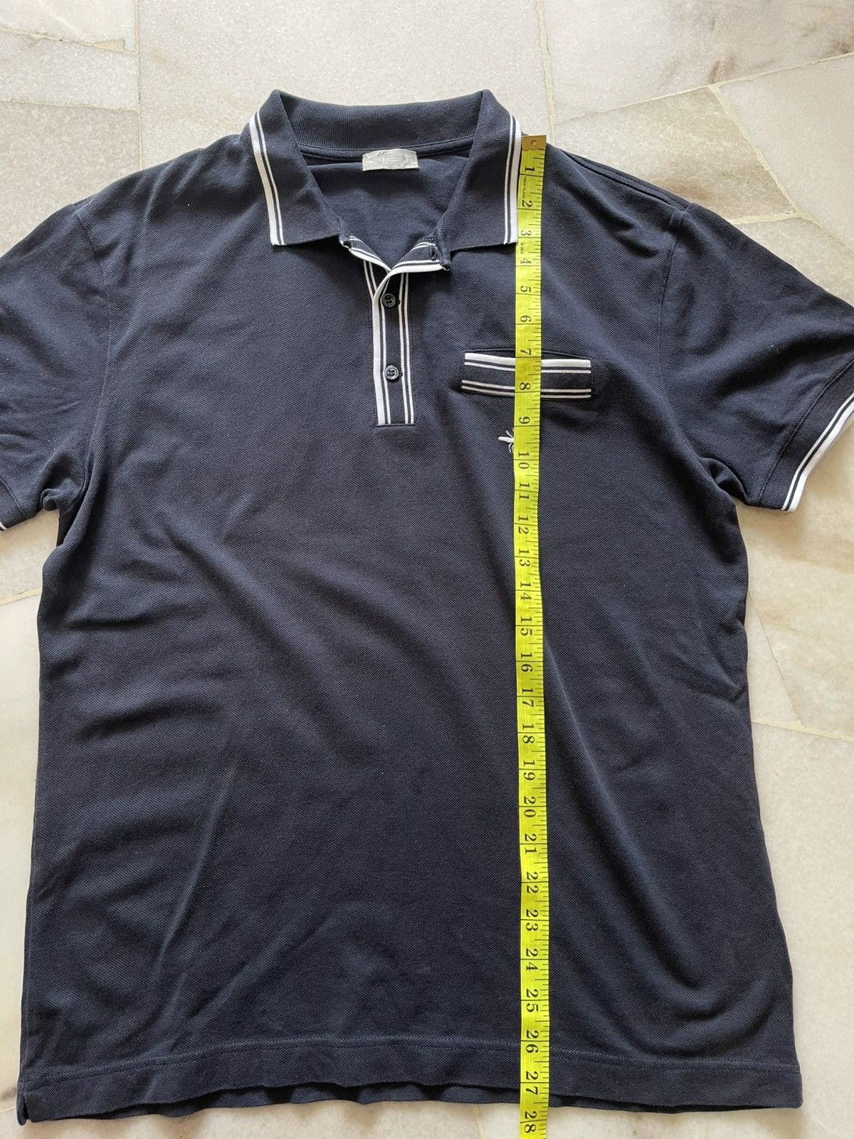 Hedi Slimane Dior Homme Bee Polo Tee 10 Size US L / EU 52-54 / 3 - 11 Thumbnail