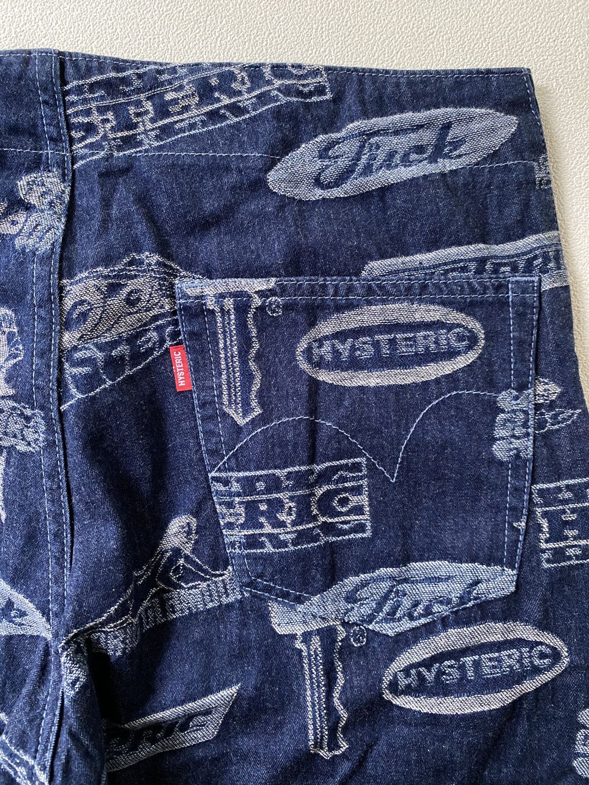 If Six Was Nine Hysteric glamour vixen girl logos denim pants Size 30" / US 8 / IT 44 - 5 Thumbnail