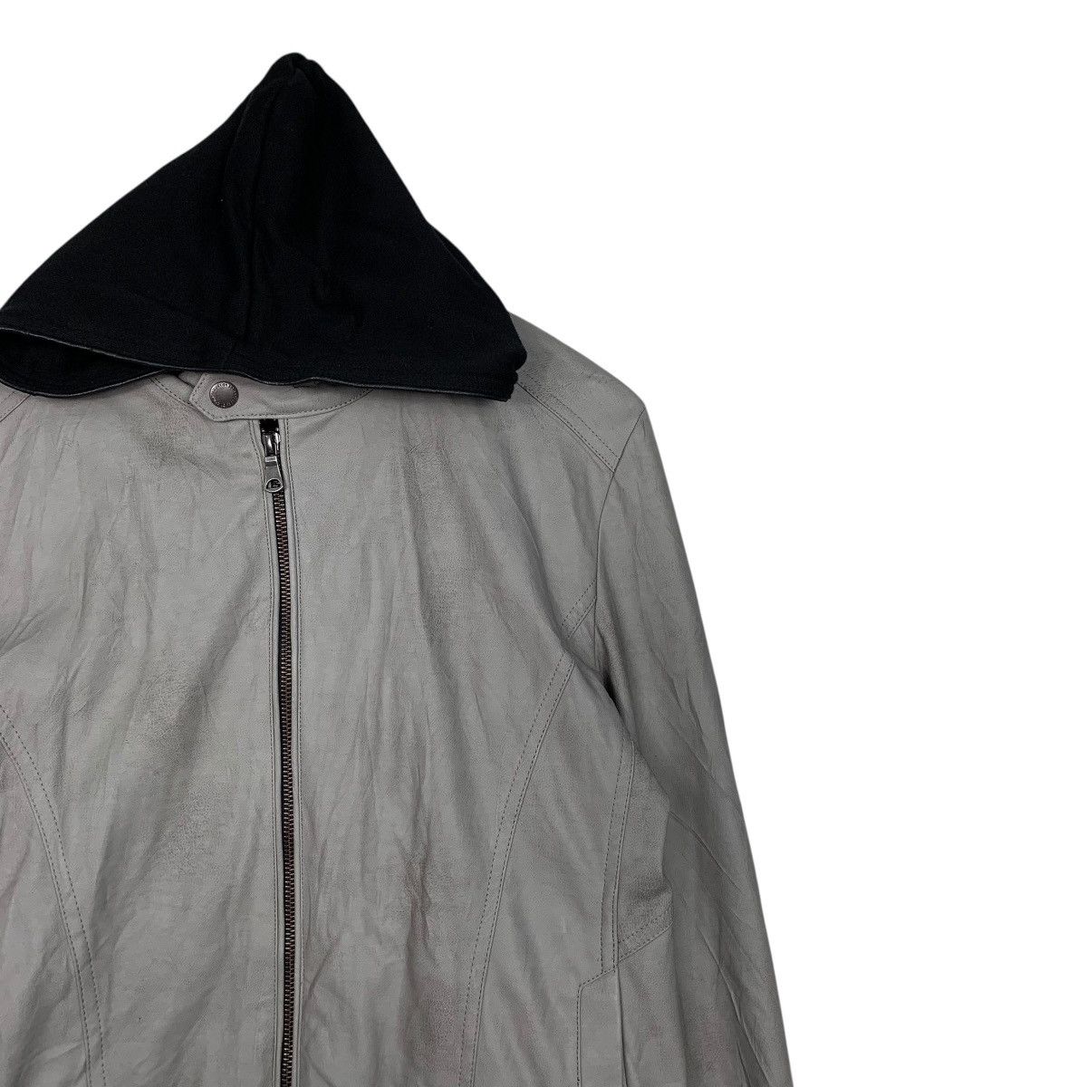 semanticdesign Semantic Design Hooded Synthetic Leather Jacket Size US S / EU 44-46 / 1 - 5 Thumbnail