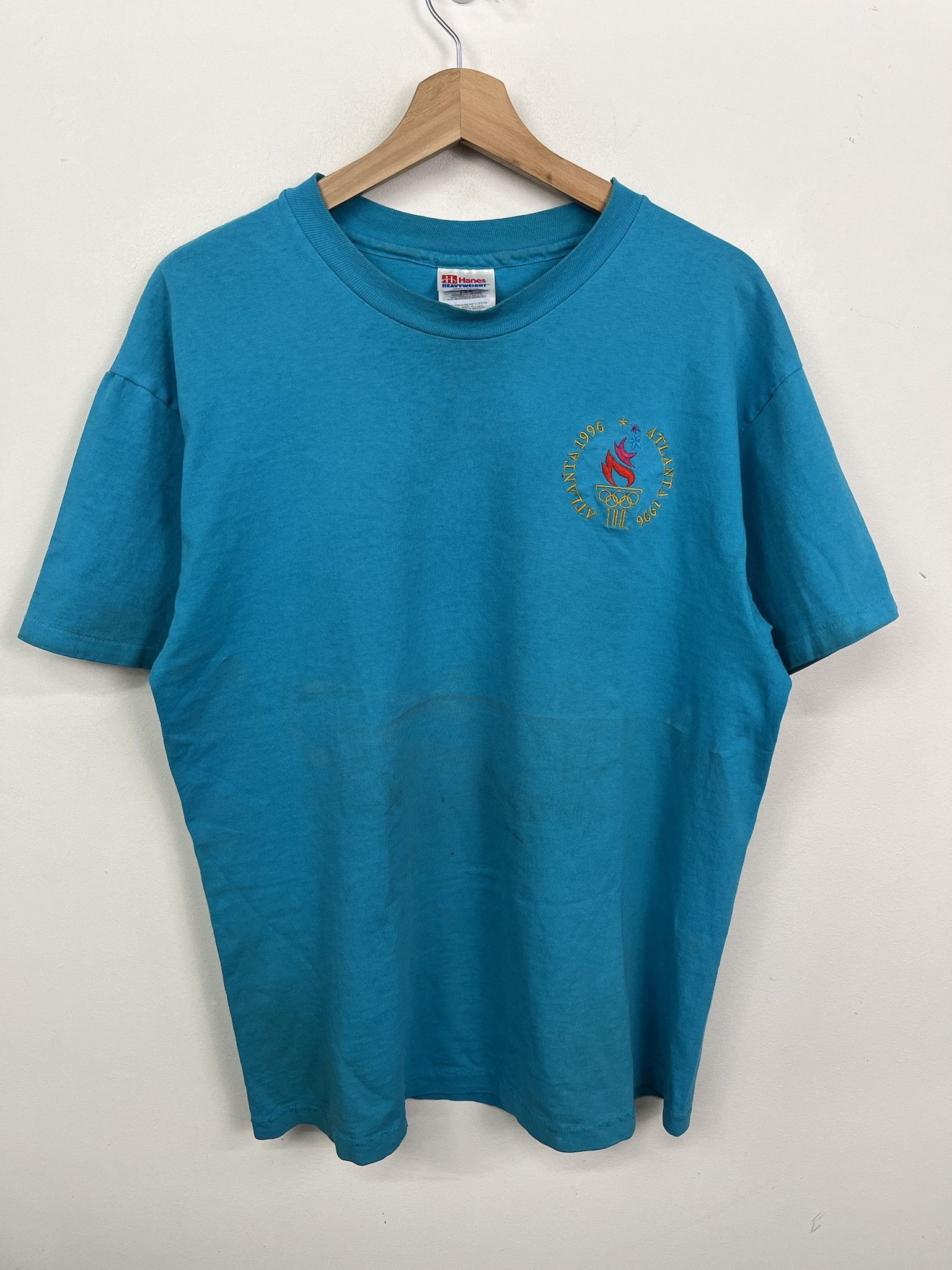 Vintage Tee Shirt 1996 Atlanta Olympics Single Stitch Tee Shirt Size L
