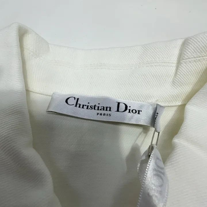 Dior Dior Casual White Short Sleeve Shirt 0079-2507 Size S / US 4 / IT 40 - 5 Thumbnail