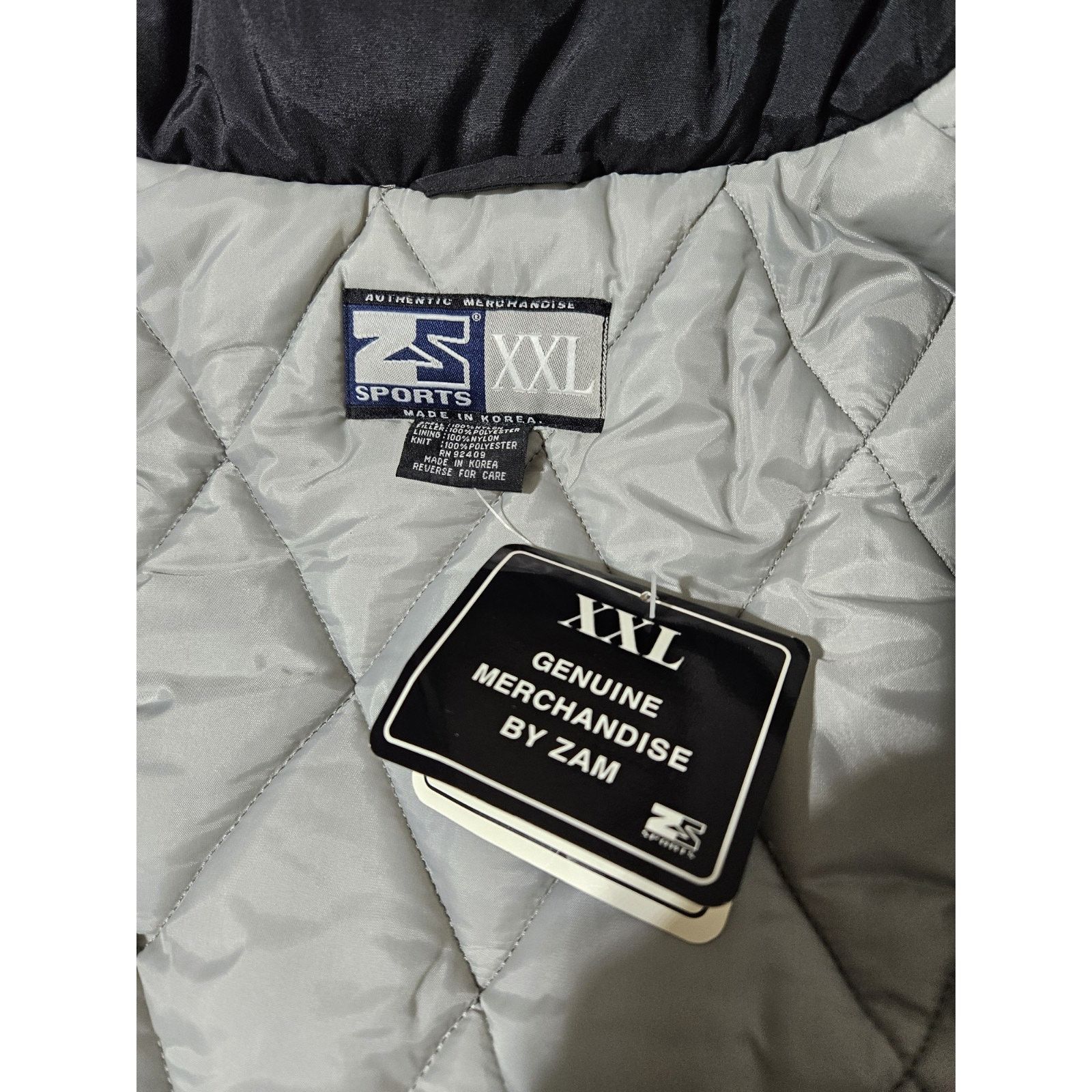 NFL VTG 90s New York Bomber Jacket Vintage Zam Football NFL 2XL Size US XXL / EU 58 / 5 - 16 Thumbnail