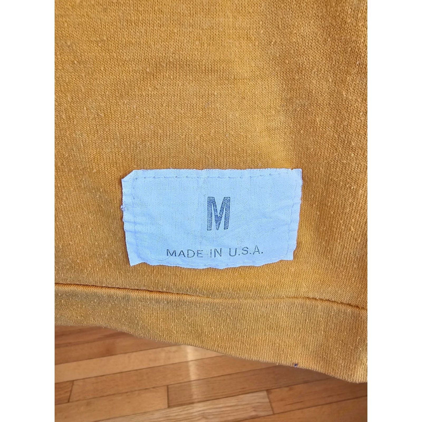 Vintage VINTAGE Sportswear Shirt Mens T-Shirt Yellow 50/50 Football Jersey SZ M 70's 18 INCH 26 INCH Cotton Short Sleeve Round Neck Classic Size US M / EU 48-50 / 2 - 2 Thumbnail