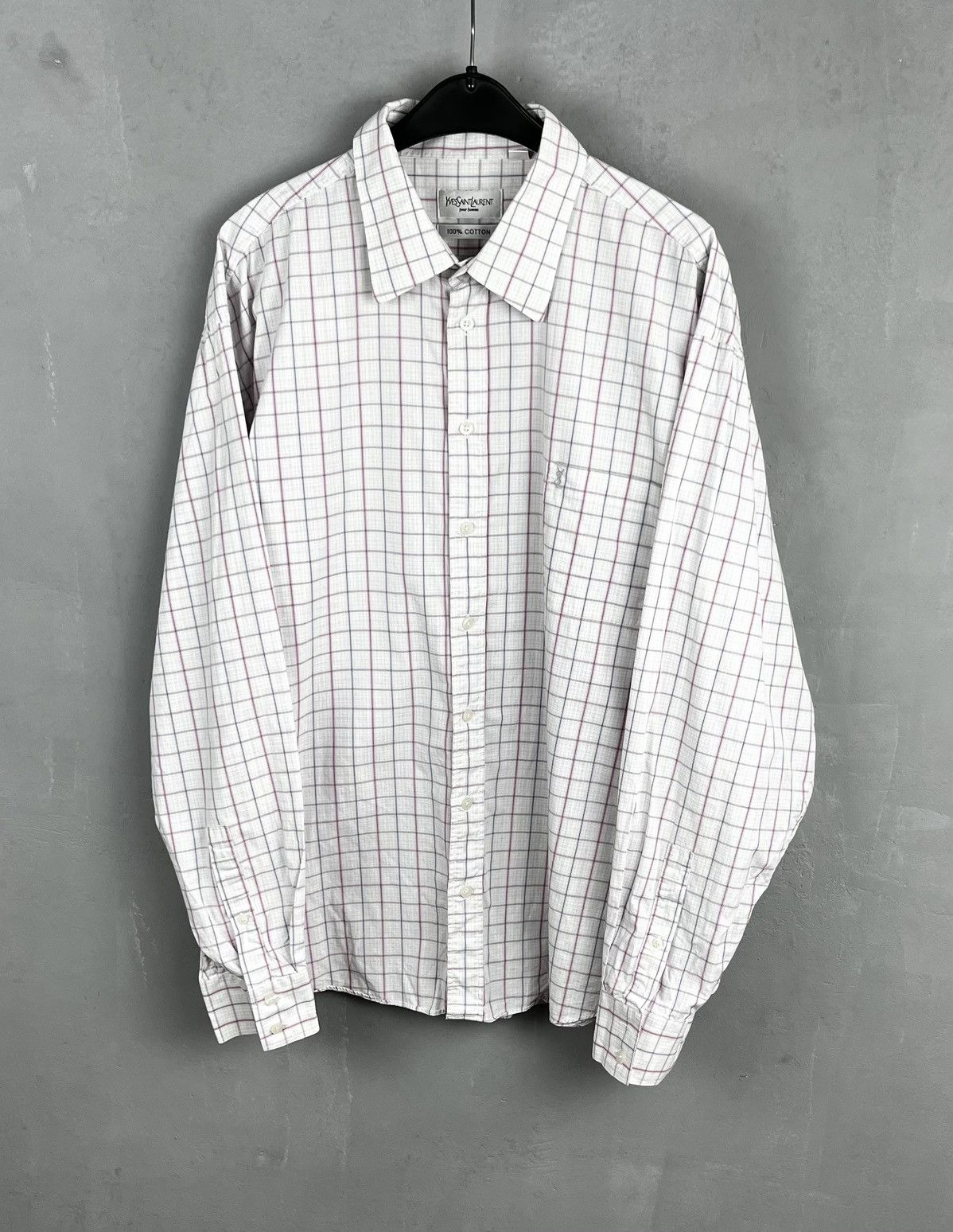 Vintage × Yves Saint Laurent YVES SAINT LAURENT shirt vintage Size US XXL / EU 58 / 5 - 1 Thumbnail