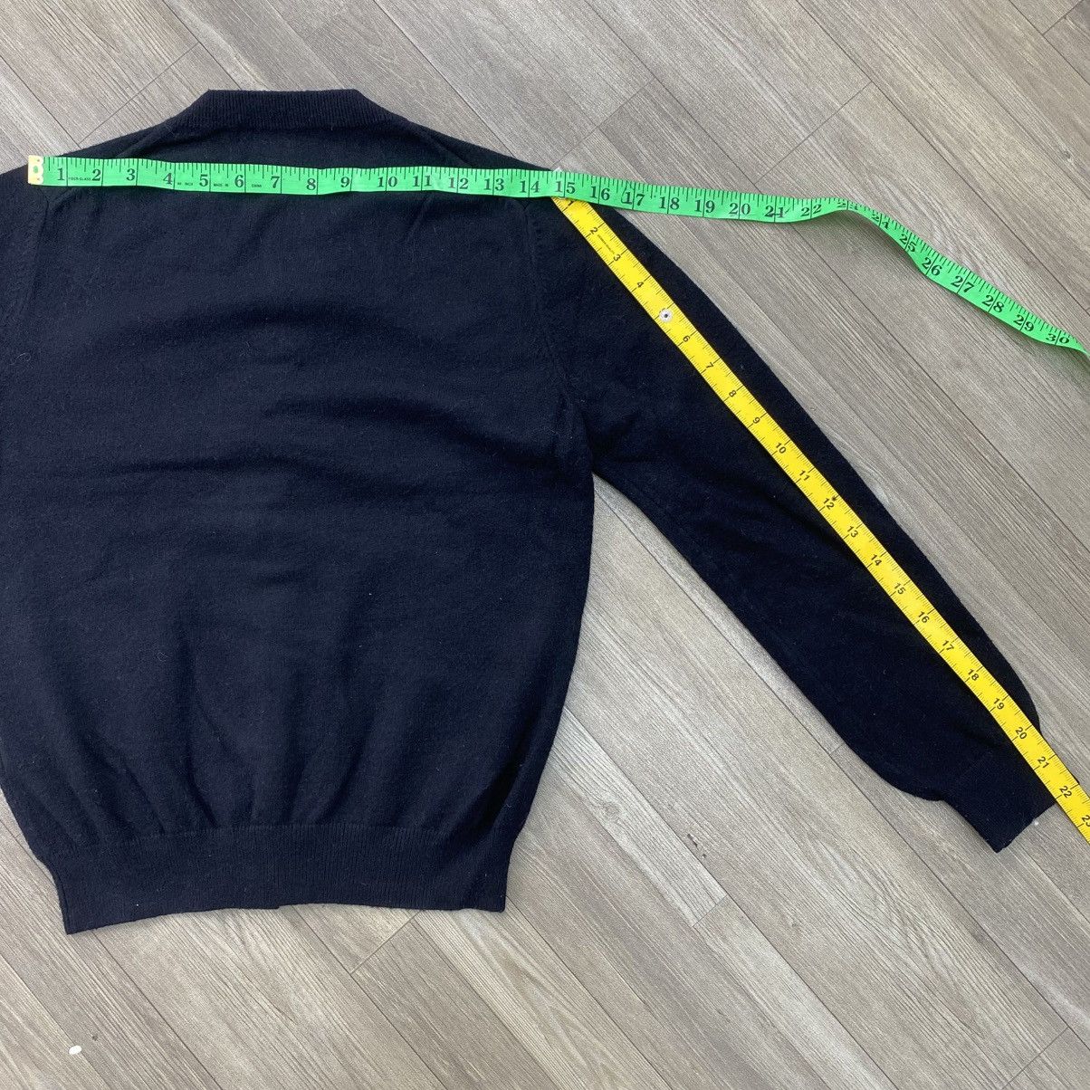 Comme des Garcons PLAY Comme des Garçons Play CDG Red Heart Logo Wool Cardigan Size US XS / EU 42 / 0 - 11 Thumbnail