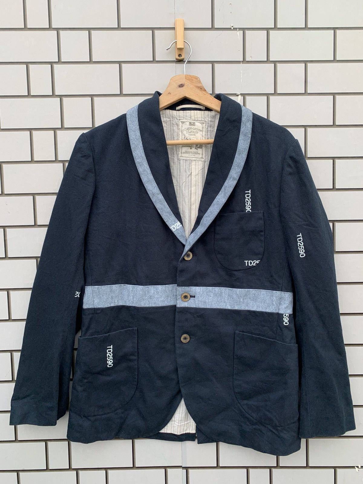 Vintage Japanese Elephant Blanc By Zoologique TD2590 Jacket Size US S / EU 44-46 / 1 - 1 Thumbnail