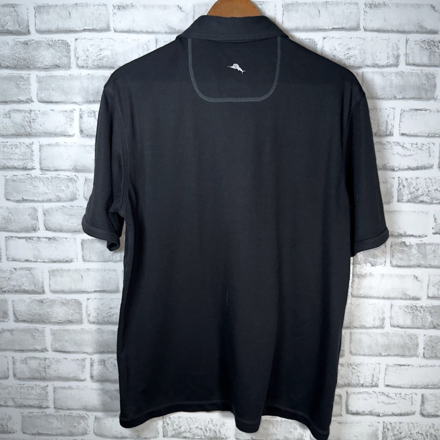 Tommy Bahama Tommy Bahama Polo Shirt Baseball San Francisco Black Mens M Polyester Blend Shirt Size US M / EU 48-50 / 2 - 5 Thumbnail