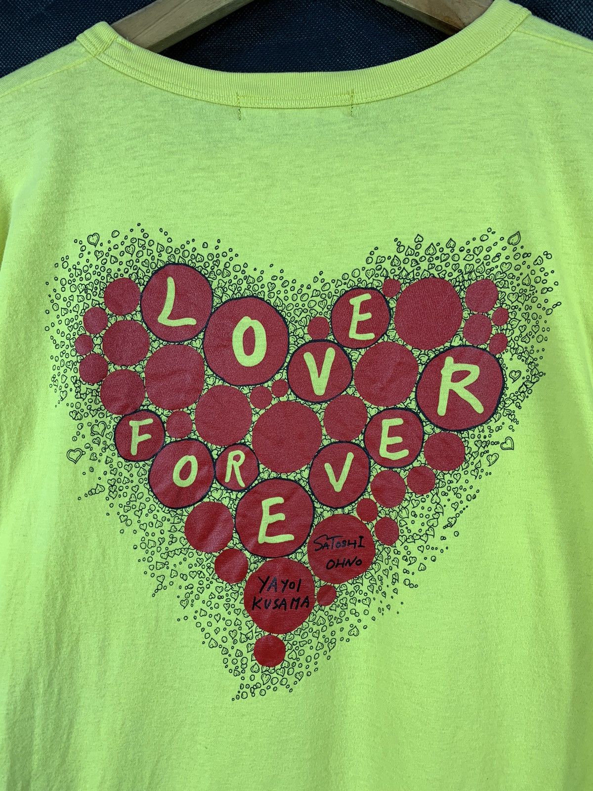 Japanese Brand Steals! 24 Hour Television Yayoi Kusama Love Art Tee Size US M / EU 48-50 / 2 - 7 Thumbnail