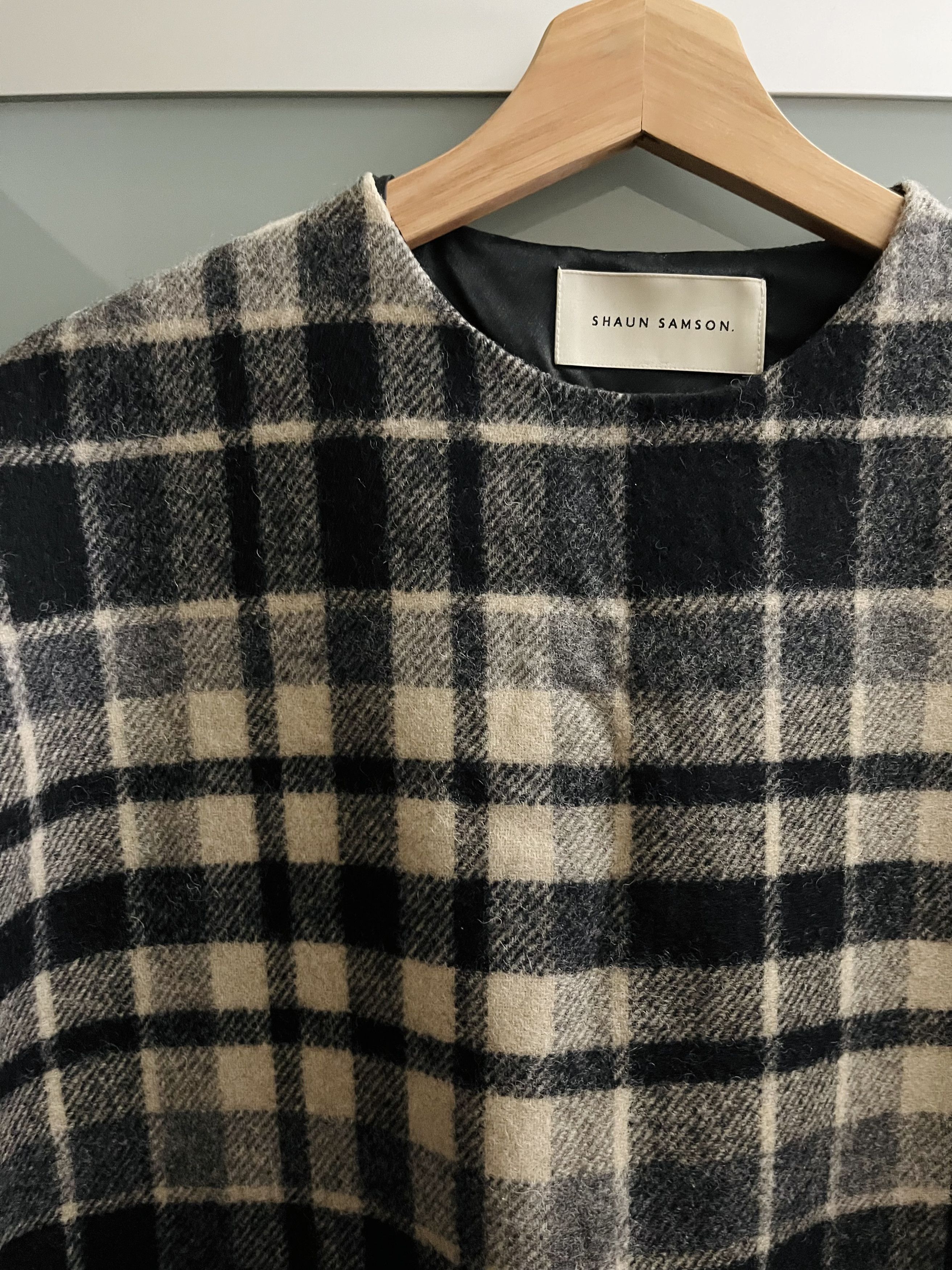 Shaun Samson SHAUN SAMSON 13SS NEEDLE-PUNCHING TARTAN SWEATER S Size US M / EU 48-50 / 2 - 2 Thumbnail