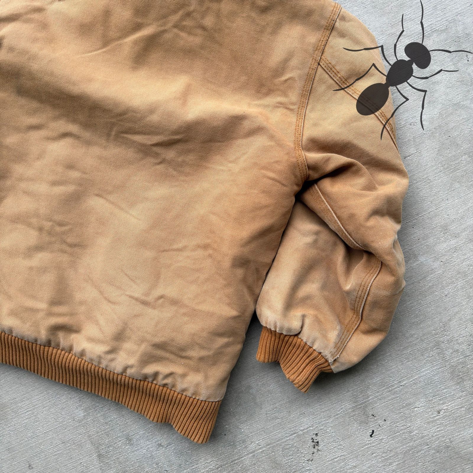 Carhartt × Vintage Carhartt YOUTH brown hooded work wear jacket Size US S / EU 44-46 / 1 - 7 Thumbnail