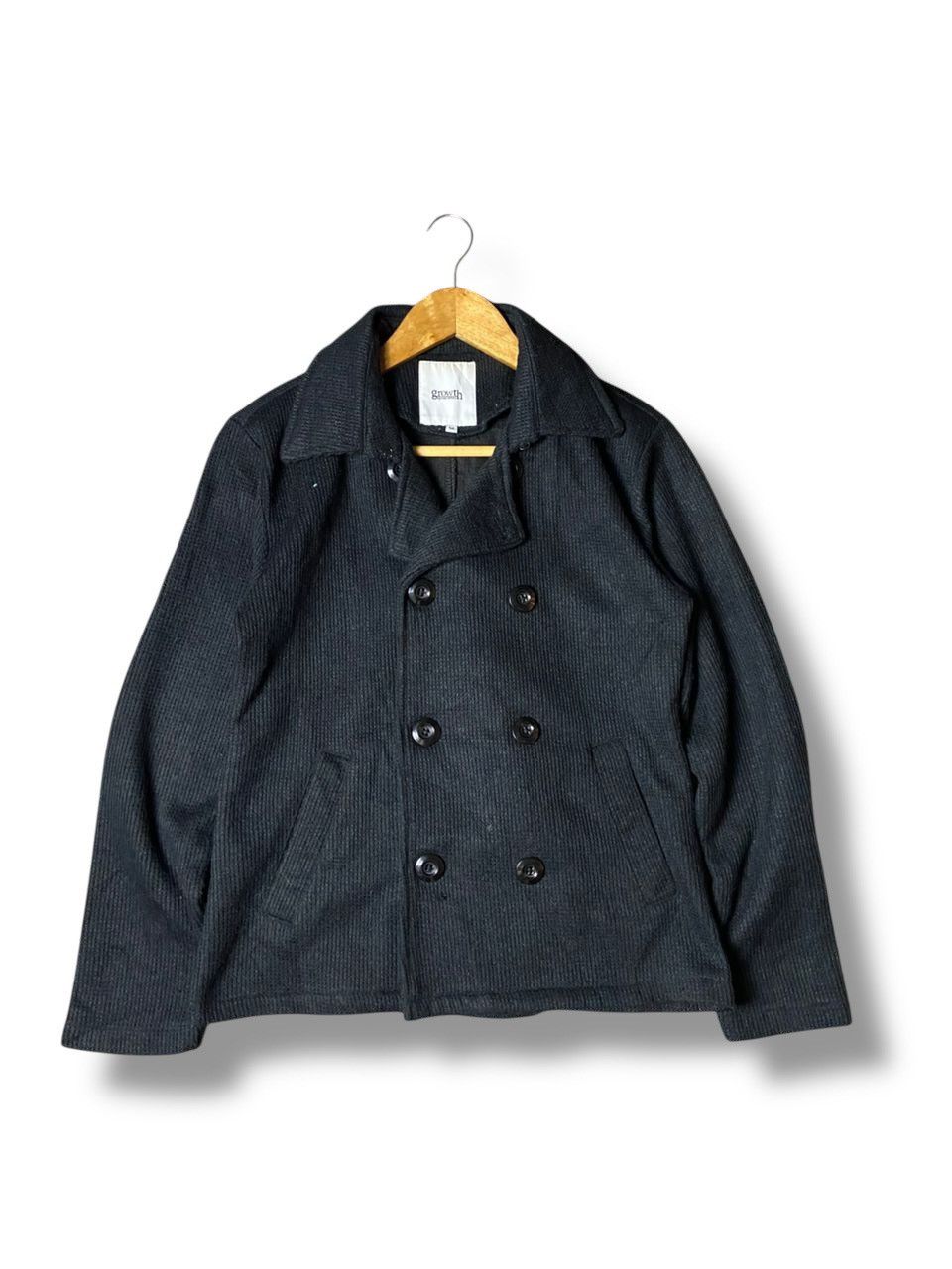 Japanese Brand × Vintage Growth x In The Attic Double Breasted Wool Coat (122) Size US M / EU 48-50 / 2 - 1 Thumbnail