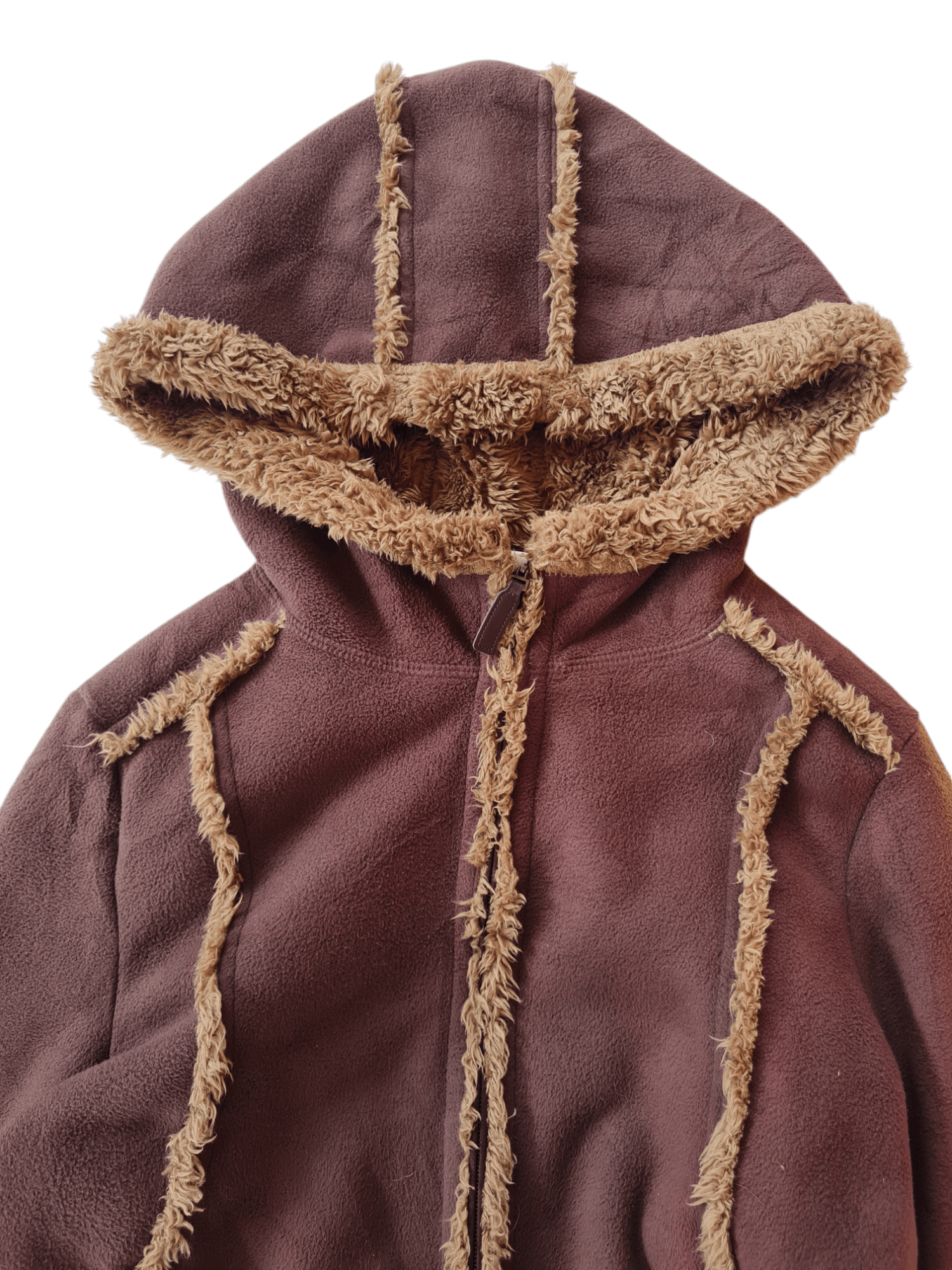 Uniqlo × Vintage Vintage Fleece Jacket Uniqlo Brown Size US M / EU 48-50 / 2 - 5 Thumbnail