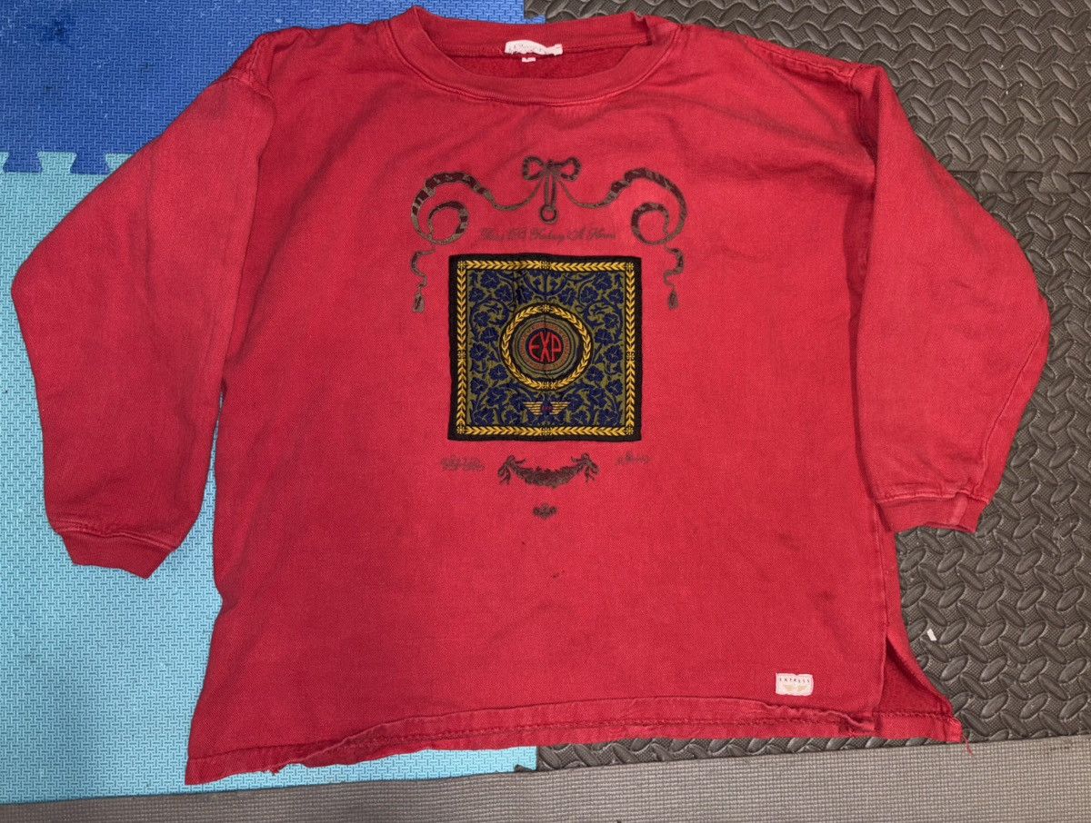 Express Vintage Express crewneck large embroidery womens Size L / US 10 / IT 46 - 1 Thumbnail