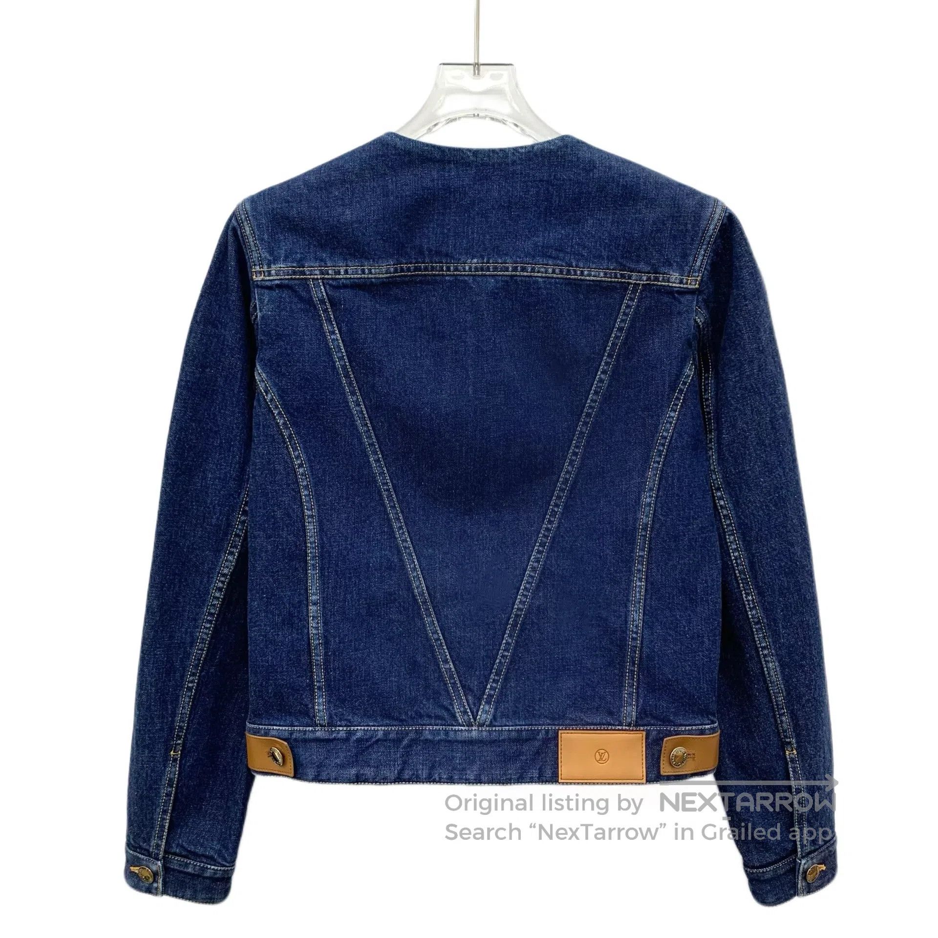Louis Vuitton Louis Vuitton Dark blue washed cotton zip long sleeve deni Size XS / US 0-2 / IT 36-38 - 2 Thumbnail