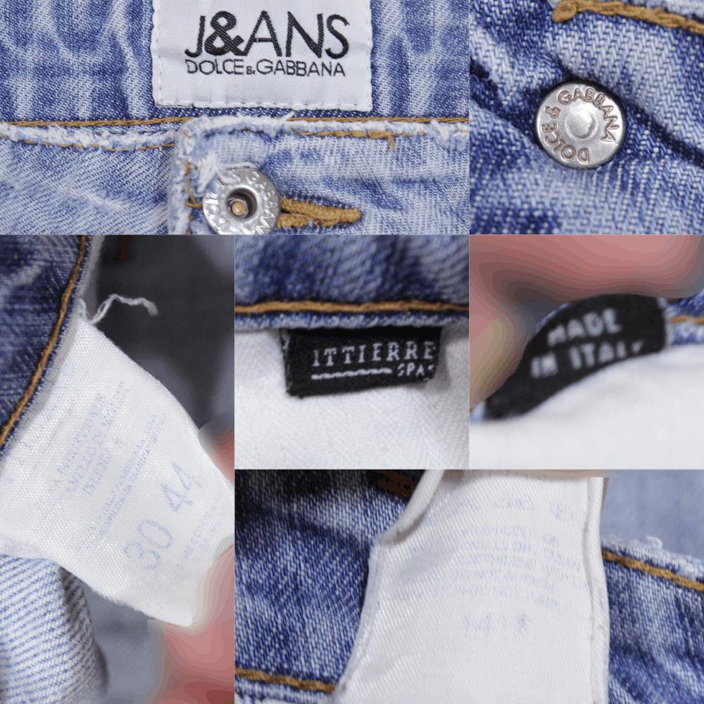 Dolce & Gabbana Y2K Mini Denim Skirt 90s Vintage Size 28" / US 6 / IT 42 - 5 Thumbnail