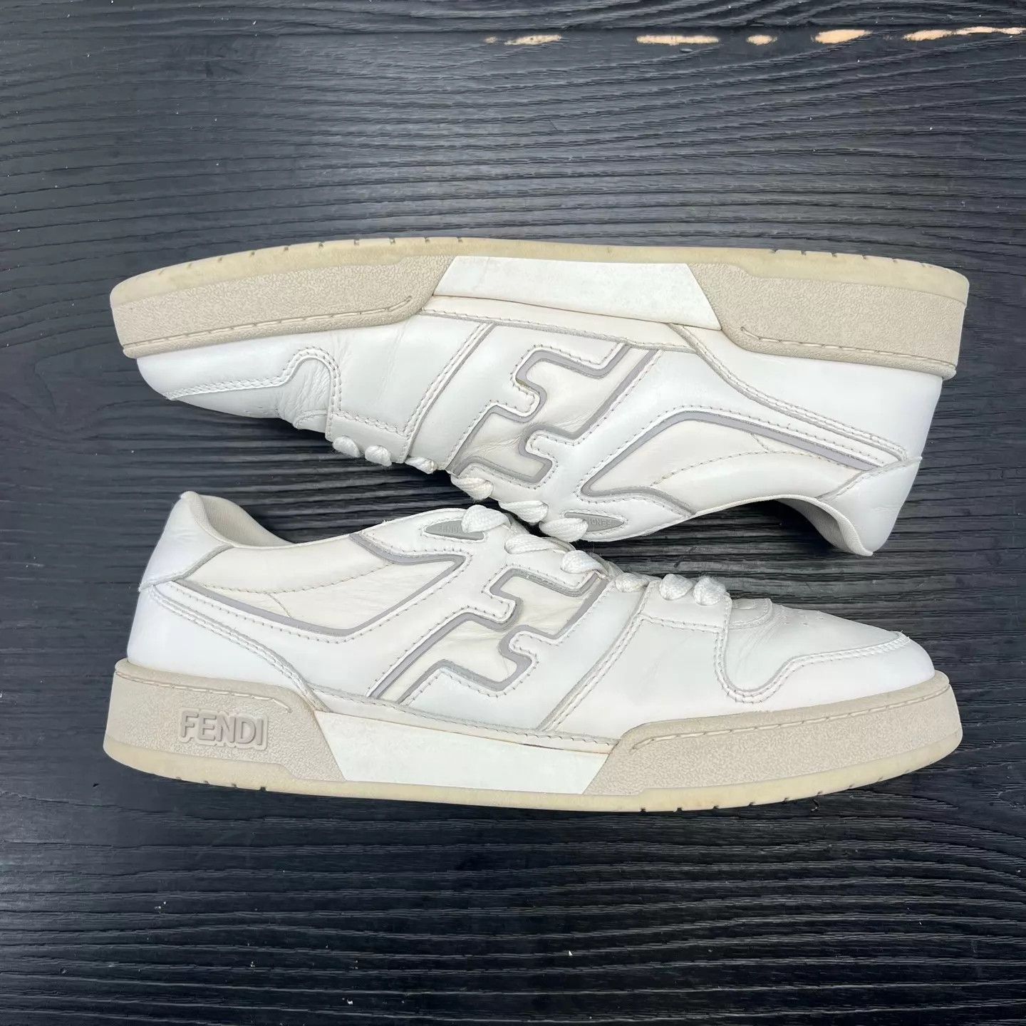 Fendi Fendi Match Off-White US7.5/EU41.5 Near New with box Size US 8.5 / EU 41-42 - 2 Thumbnail