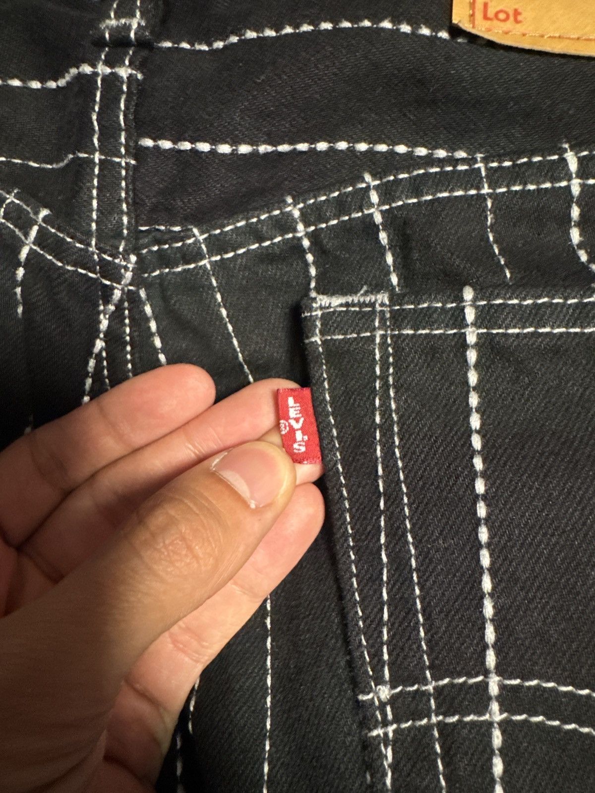 DENIM TEARS × Levi's Denim Tears x Levis 501 Embroidered Denim Size US 34 / EU 50 - 7 Thumbnail