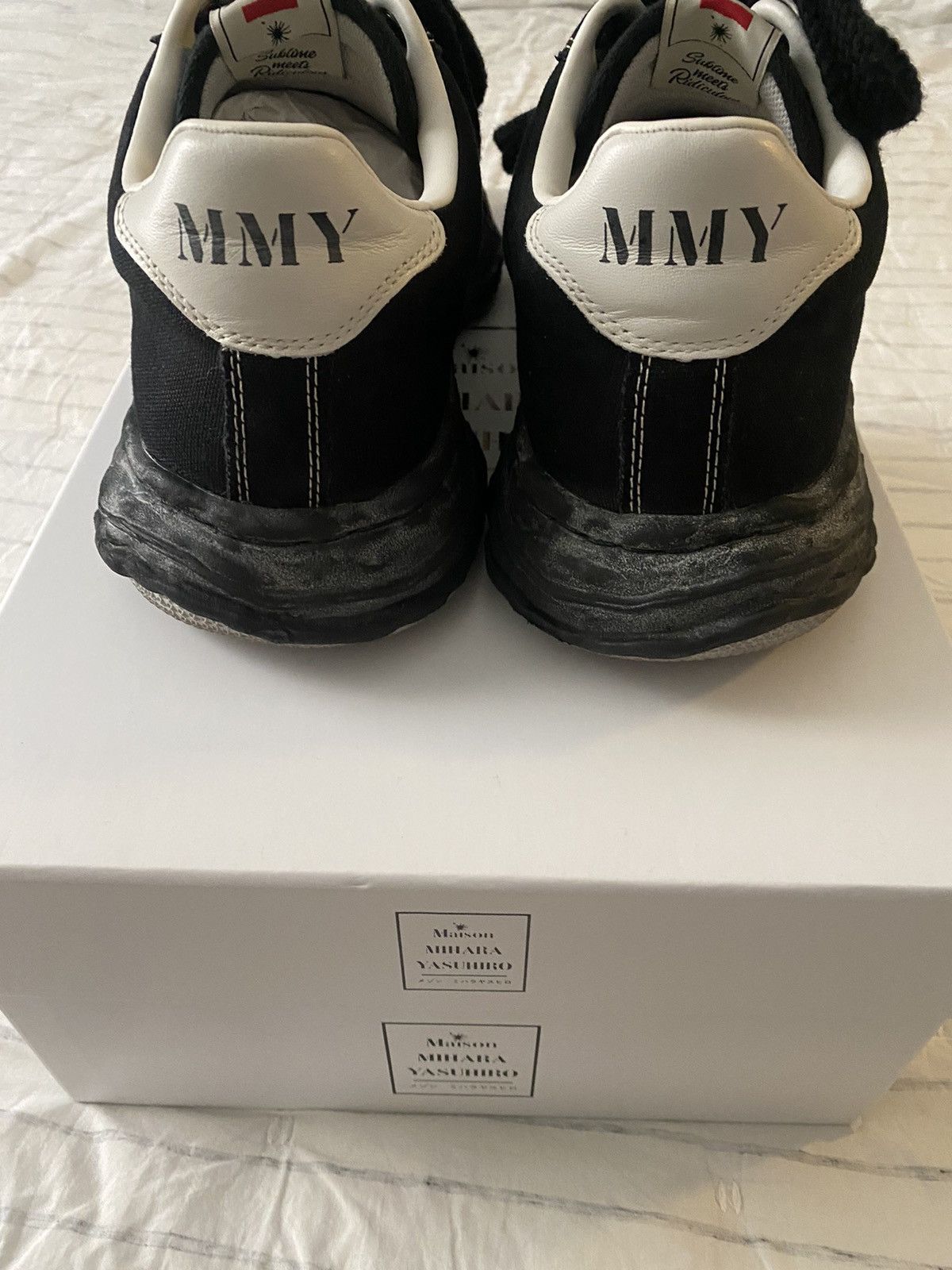 Maison MIHARA YASUHIRO MMY Wayne OG Sole Over-Dyed Canvas Low Top Sneaker Sz46 Size US 13 / EU 46 - 6 Thumbnail