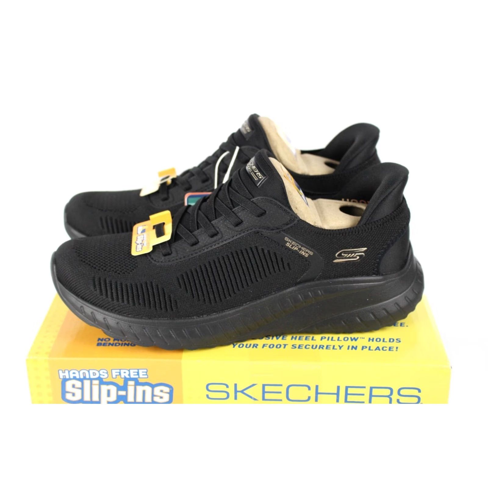 SKECHERS Skechers Women's Slip-ins BOBS Sport Squad Chaos Current Muse 7 Black Shoes, Slip-On, Sneakers, Walking, Skechers BOBS, Women's Ballistic* Size US 4 / IT 34 - 2 Thumbnail