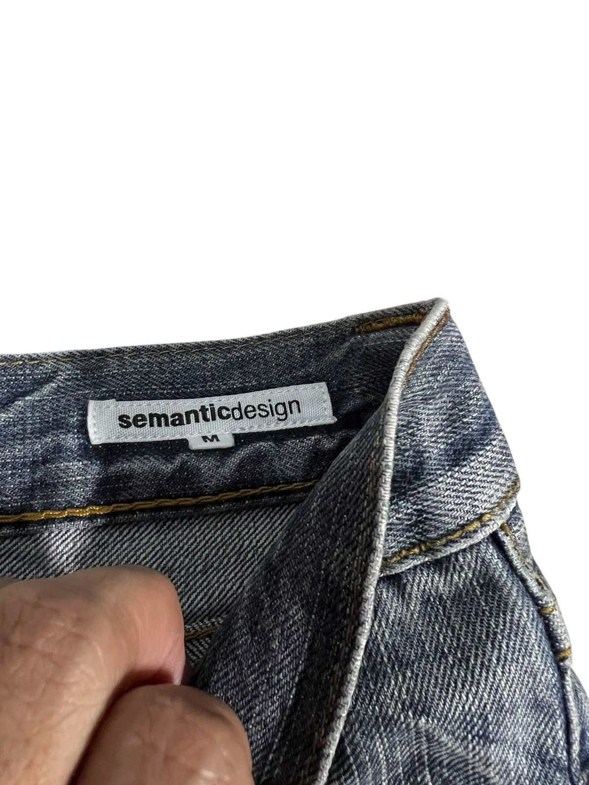 semanticdesign 💥FLARE💥SEMANTIC DESIGNS DISTRESS DENIM JEAN Size US 30 / EU 46 - 11 Thumbnail