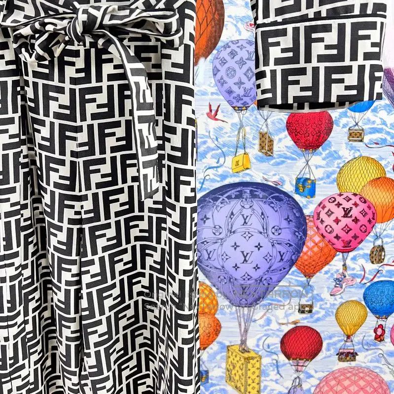 Fendi Fendi Multicolor Silk Dress Size M . Size M / US 6-8 / IT 42-44 - 5 Thumbnail