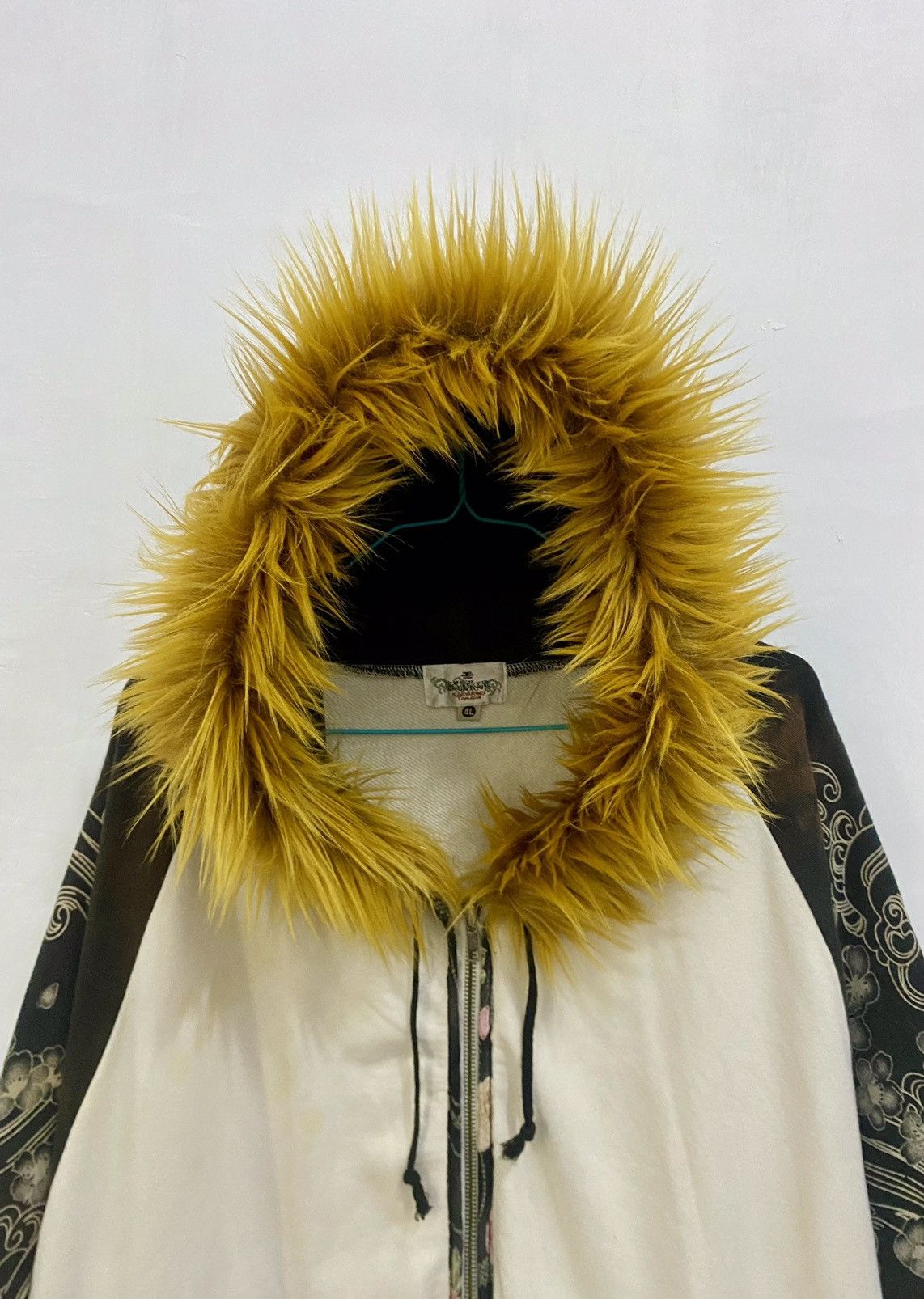 If Six Was Nine 💥Trashed💥Karakuri Tamashi Zipper Fur Hoodie LGB Style Size US XXL / EU 58 / 5 - 4 Thumbnail