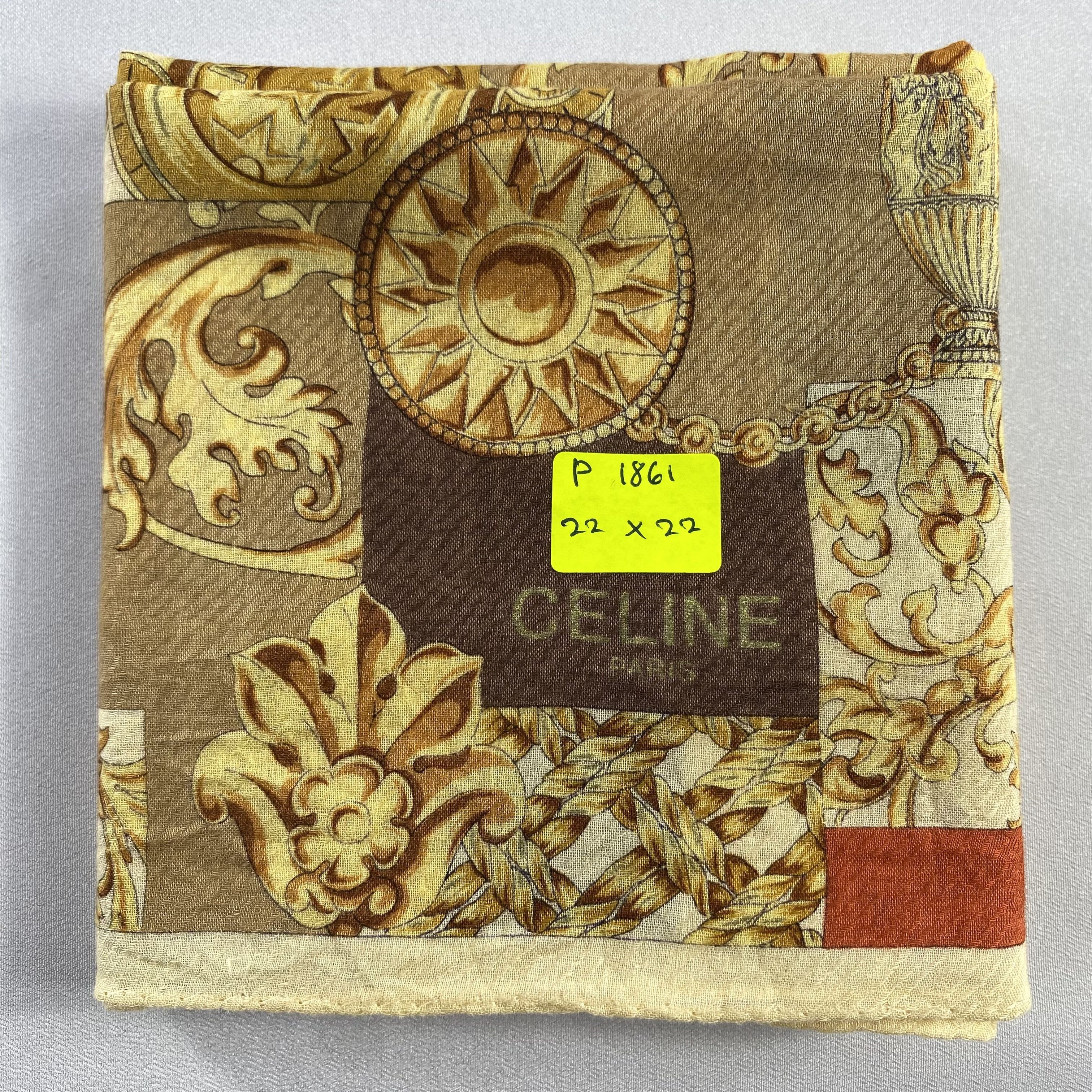 Celine × Vintage Celine Neckerchief / Bandana / Handkerchief-P1861 Size ONE SIZE - 5 Thumbnail